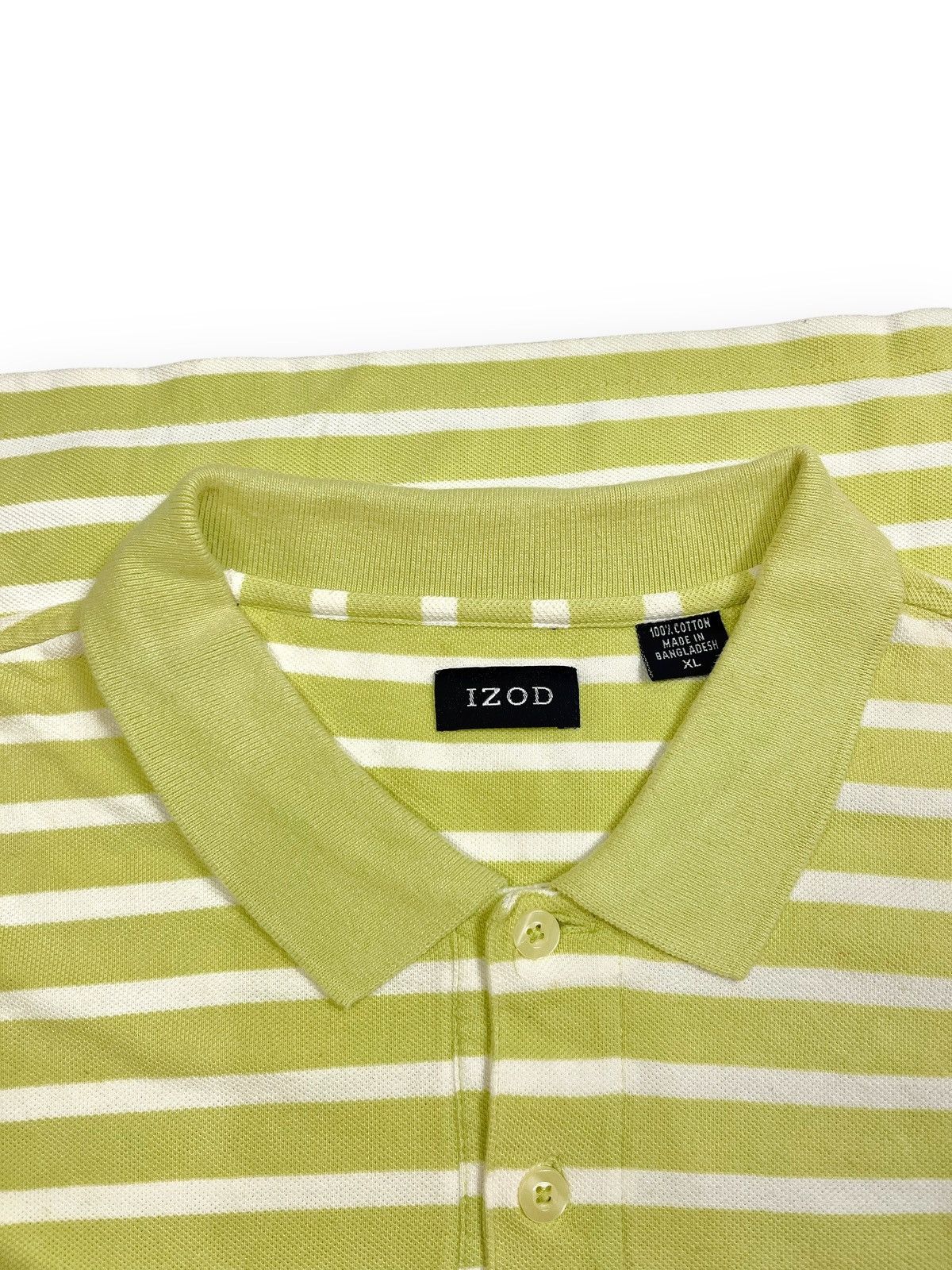Izod Izod By Lacoste Vintage Striped Polo Shirt Size US XL / EU 56 / 4 - 5 Thumbnail