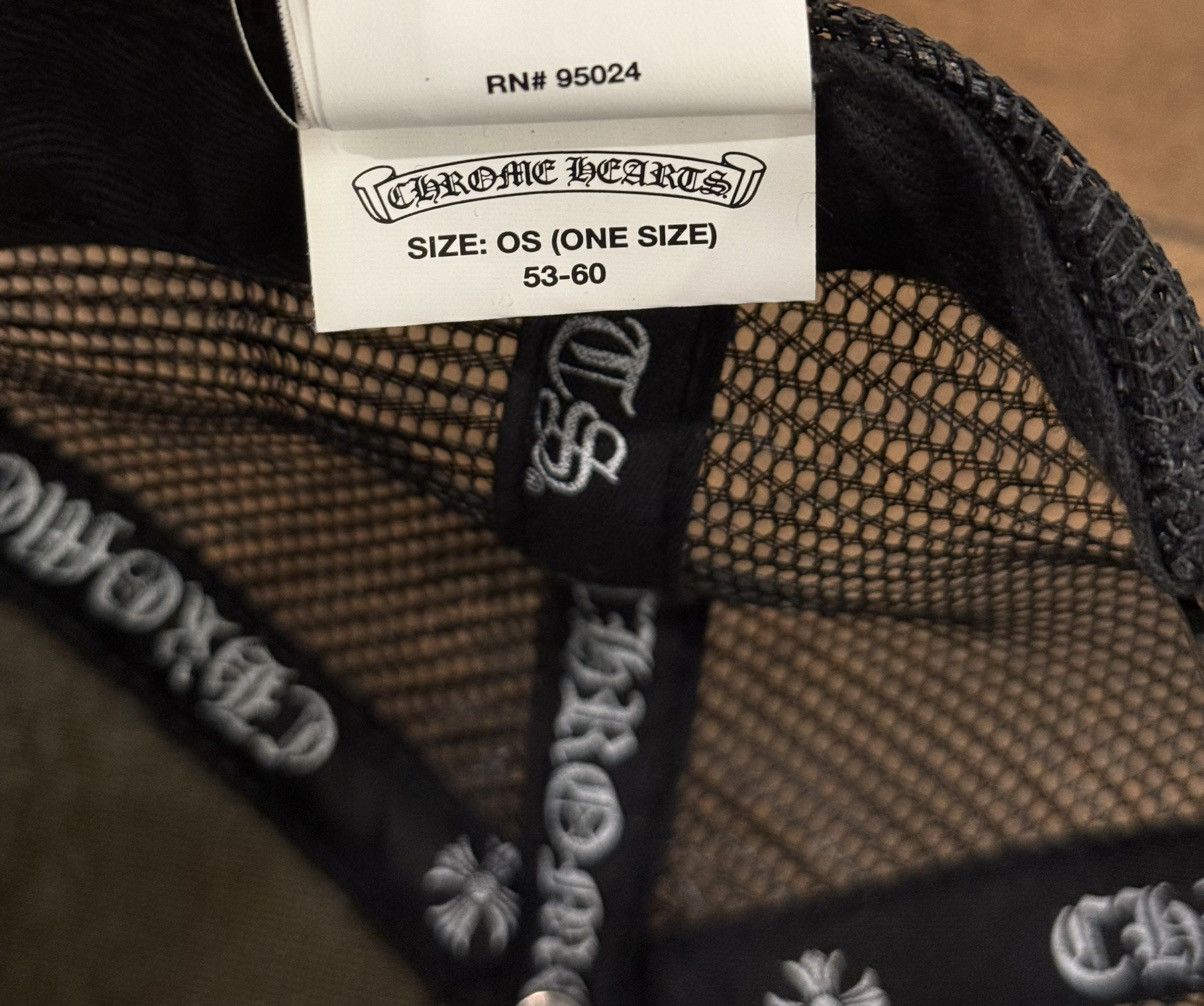 Chrome Hearts Leather FUCK Patch Trucker Hat Size ONE SIZE - 6 Thumbnail