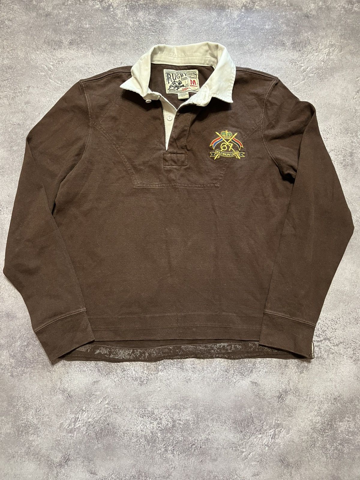 Rugby Ralph Lauren Vintage 2004 Polo Ralph Lauren rugby long sleeve Size US M / EU 48-50 / 2 - 1 Thumbnail