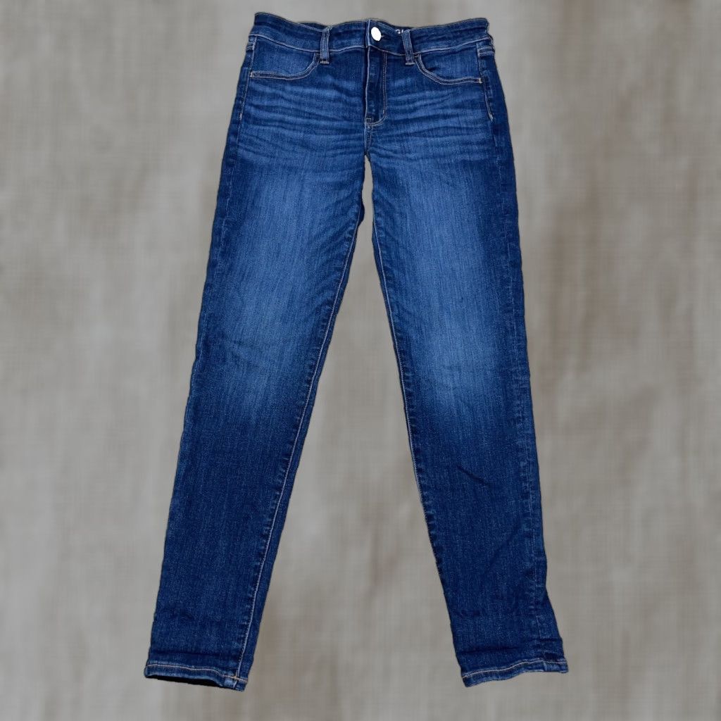 American Eagle Outfitters American Eagle Outfitters Jegging Blue Jeans Dark Wash 4 High Rise 27.5 Inseam 5-Pocket Denim Women/Adult Womens Size 27" / US 4 / IT 40 - 1 Thumbnail