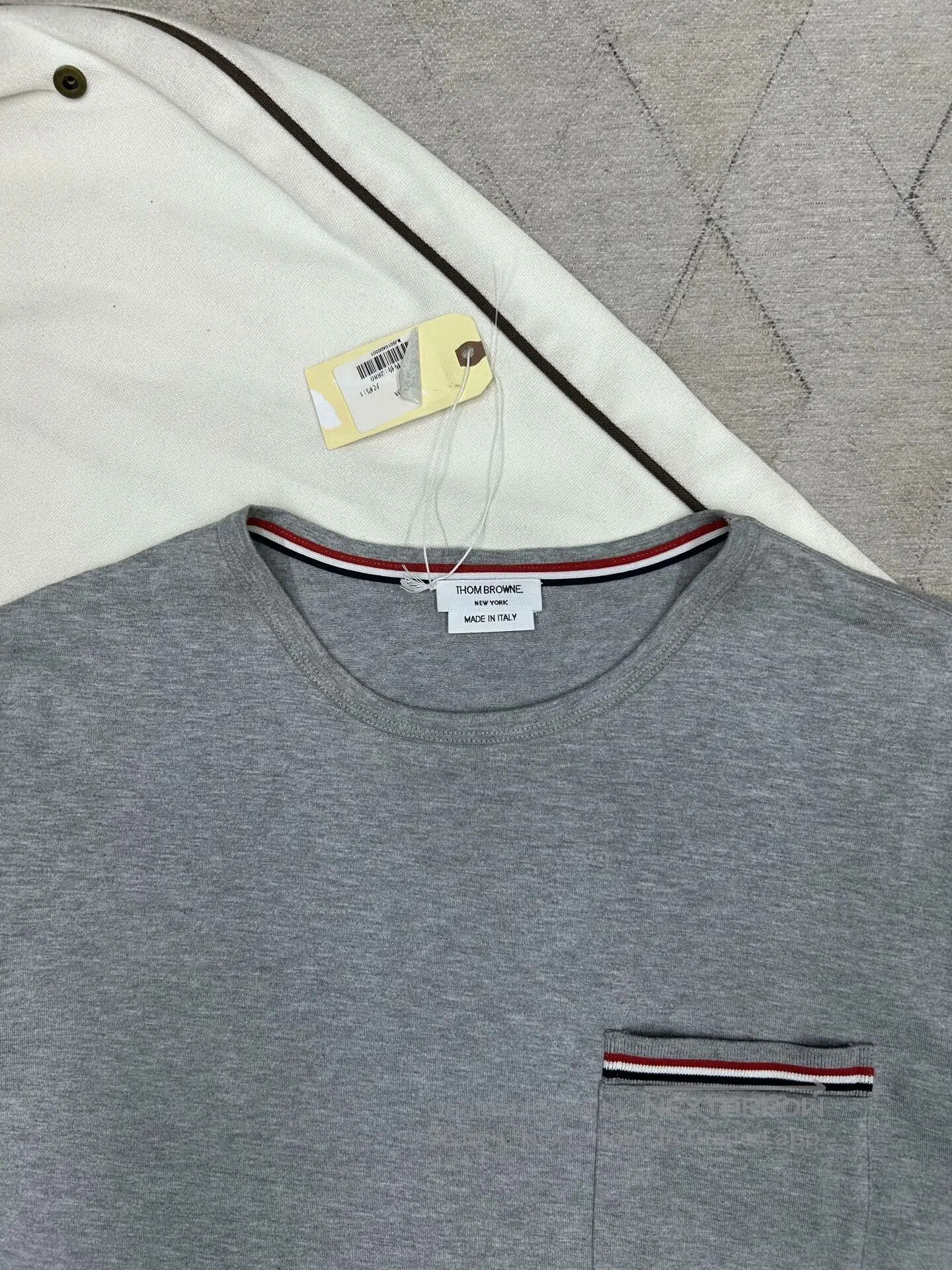 Thom Browne Thom Browne Classic Stripe Grey T-Shirt. Size US M / EU 48-50 / 2 - 3 Thumbnail