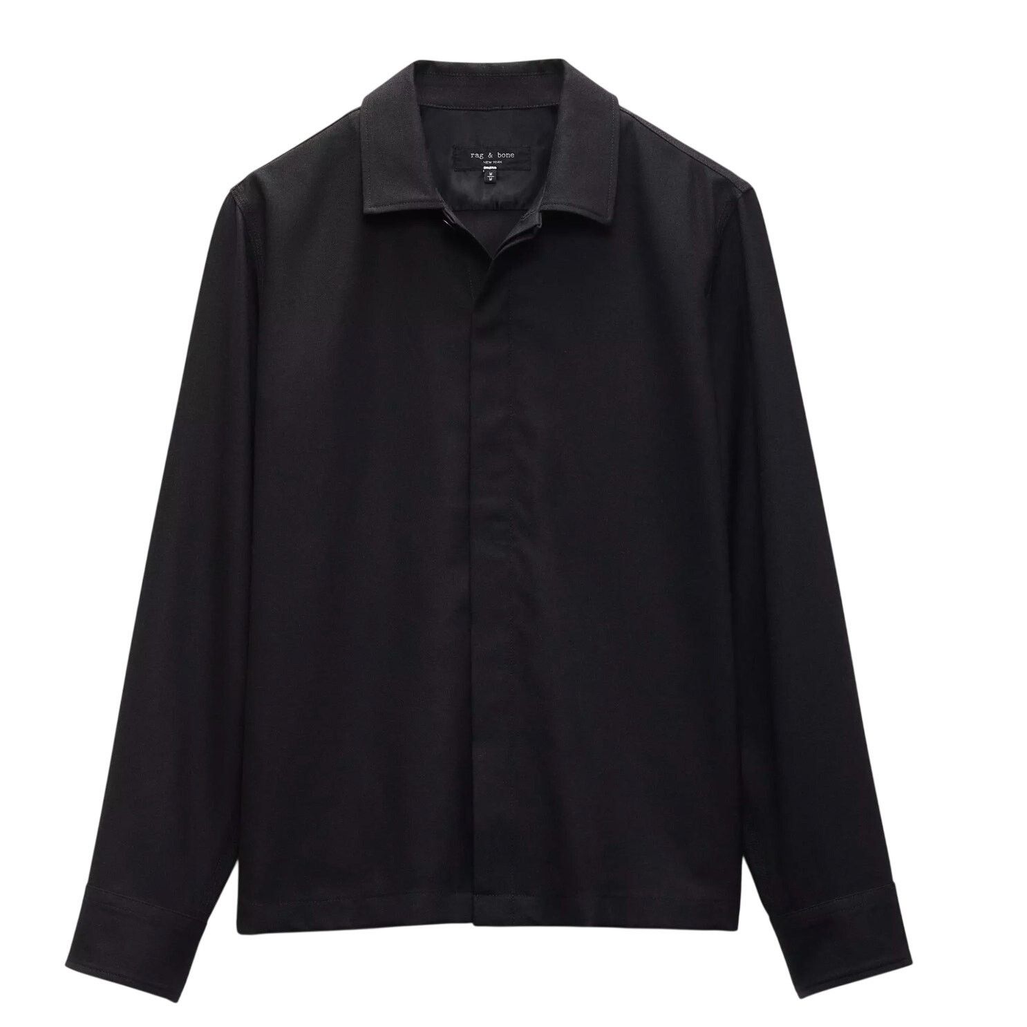 Rag & Bone Rag & Bone NWT Black Hyde Ripstop Wool Shirt Jacket Size US L / EU 52-54 / 3 - 1 Thumbnail