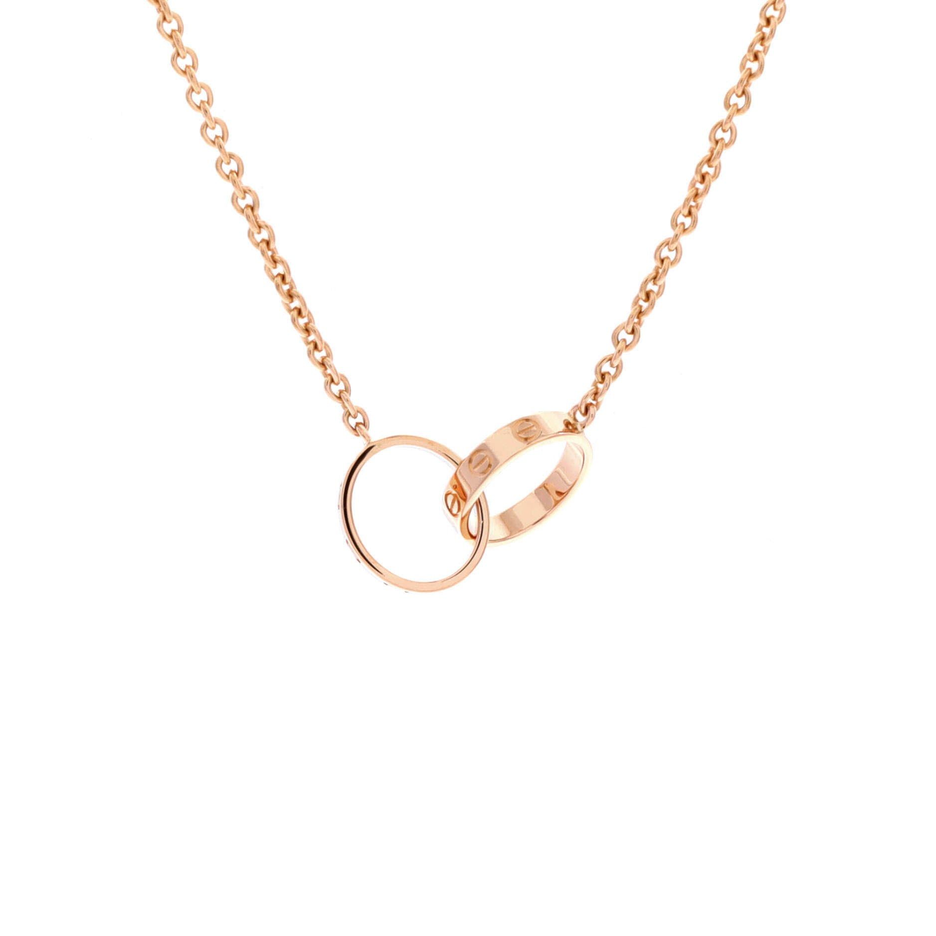 Cartier Love Interlocking Necklace Size ONE SIZE - 1 Thumbnail