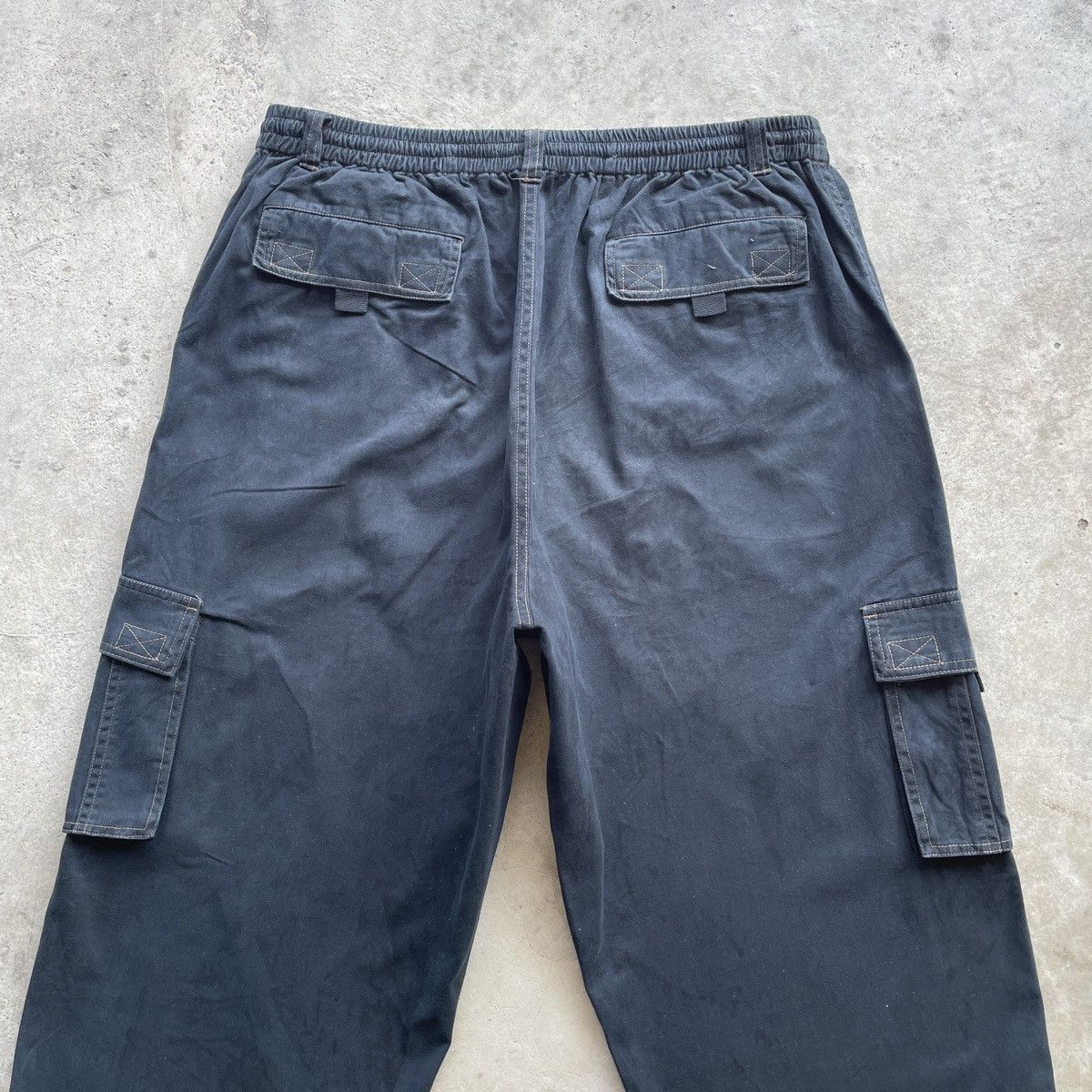 Converse Vintage Converse Drawstring Waist Baggy Cargo Pants Tactical Size US 38 / EU 54 - 10 Thumbnail