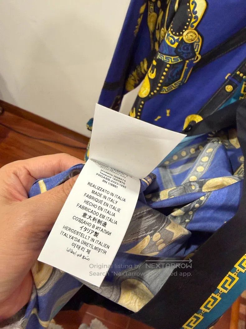 Versace Versace Medusa print long-sleeved shirt Size US XXS / EU 40 - 6 Thumbnail