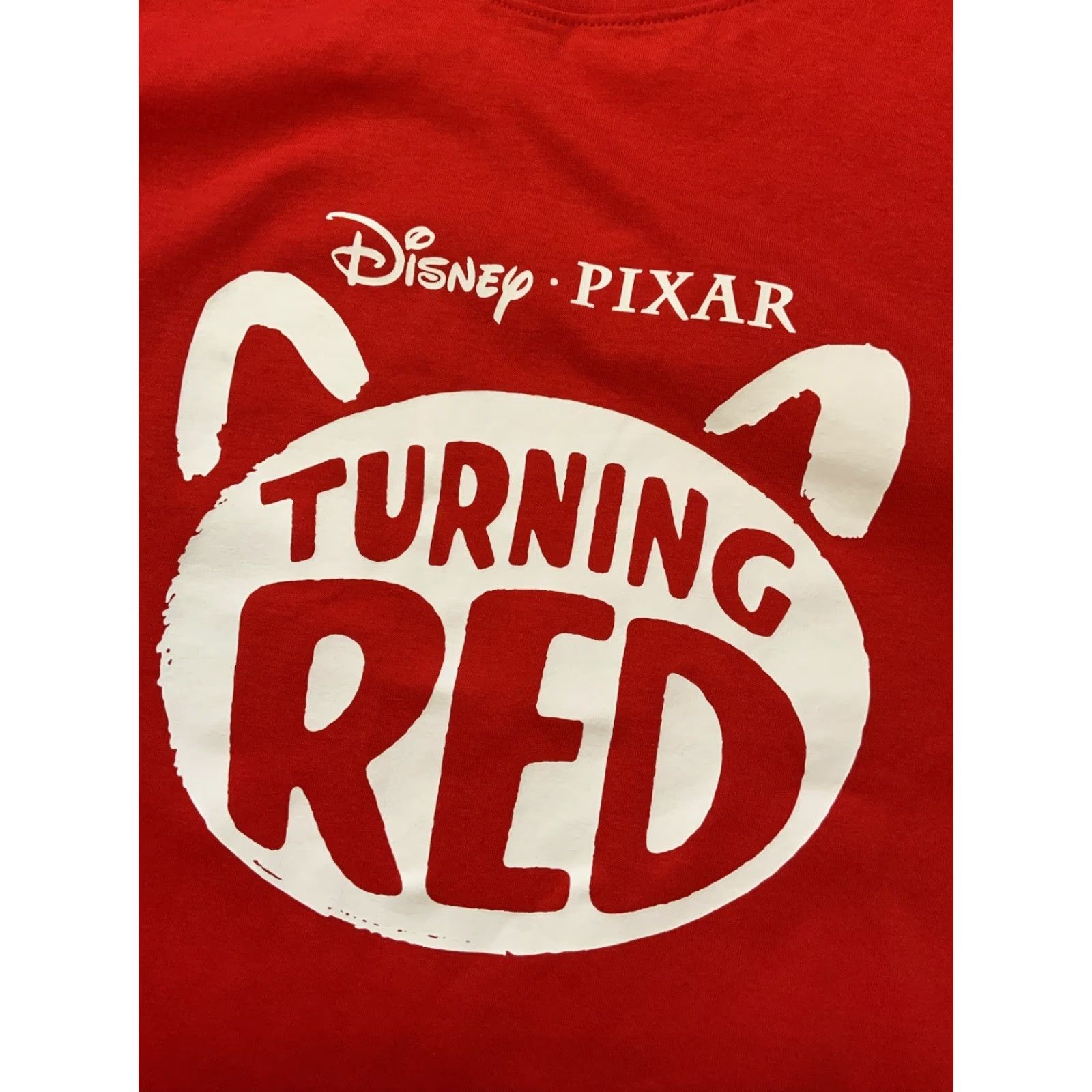 Disney Disney Pixar Turning Red All New Movie Film Promo Graphic S/S Crew T-Shirt Sz. L Red Men Size US L / EU 52-54 / 3 - 2 Thumbnail