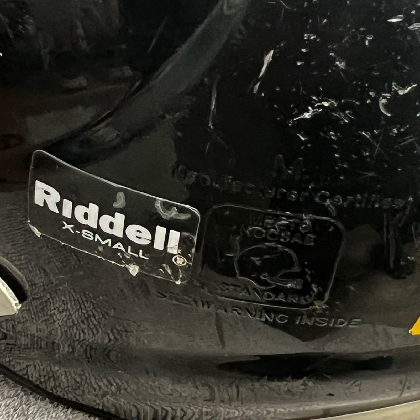Riddell Pittsburgh Steelers Full Size Riddell Football Helmet Youth Size ONE SIZE - 8 Thumbnail