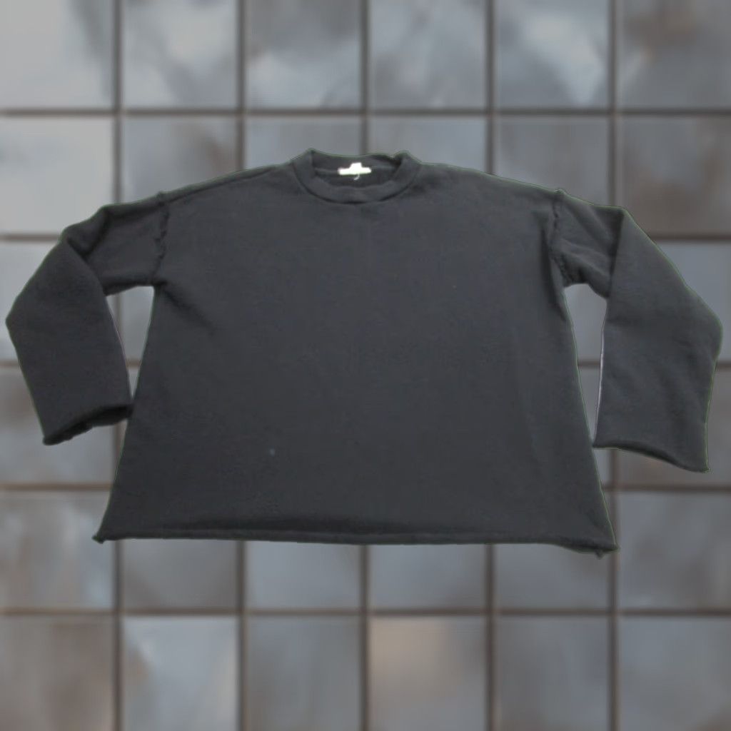 Eileen Fisher Eileen Fisher Sweater Womens XS Black Organic Cotton Raw Hem Pullover Size XS / US 0-2 / IT 36-38 - 1 Thumbnail