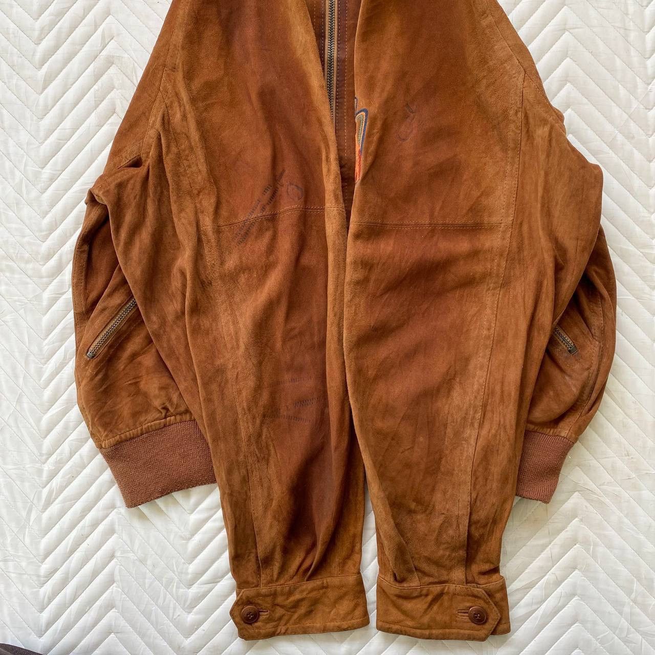 Iceberg Vintage 80s Iceberg Lambskin Casual Jacket Size US XL / EU 56 / 4 - 7 Thumbnail