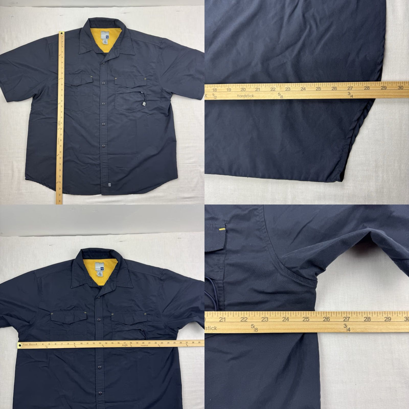 Vintage VINTAGE Xtreme Gear Button Up Shirt Men XL Blue Outdoor Short Sleeve Button-Up Collar Xtreme Gear Shirt Adults 80s 90s Punk Hipster Size US XL / EU 56 / 4 - 8 Thumbnail