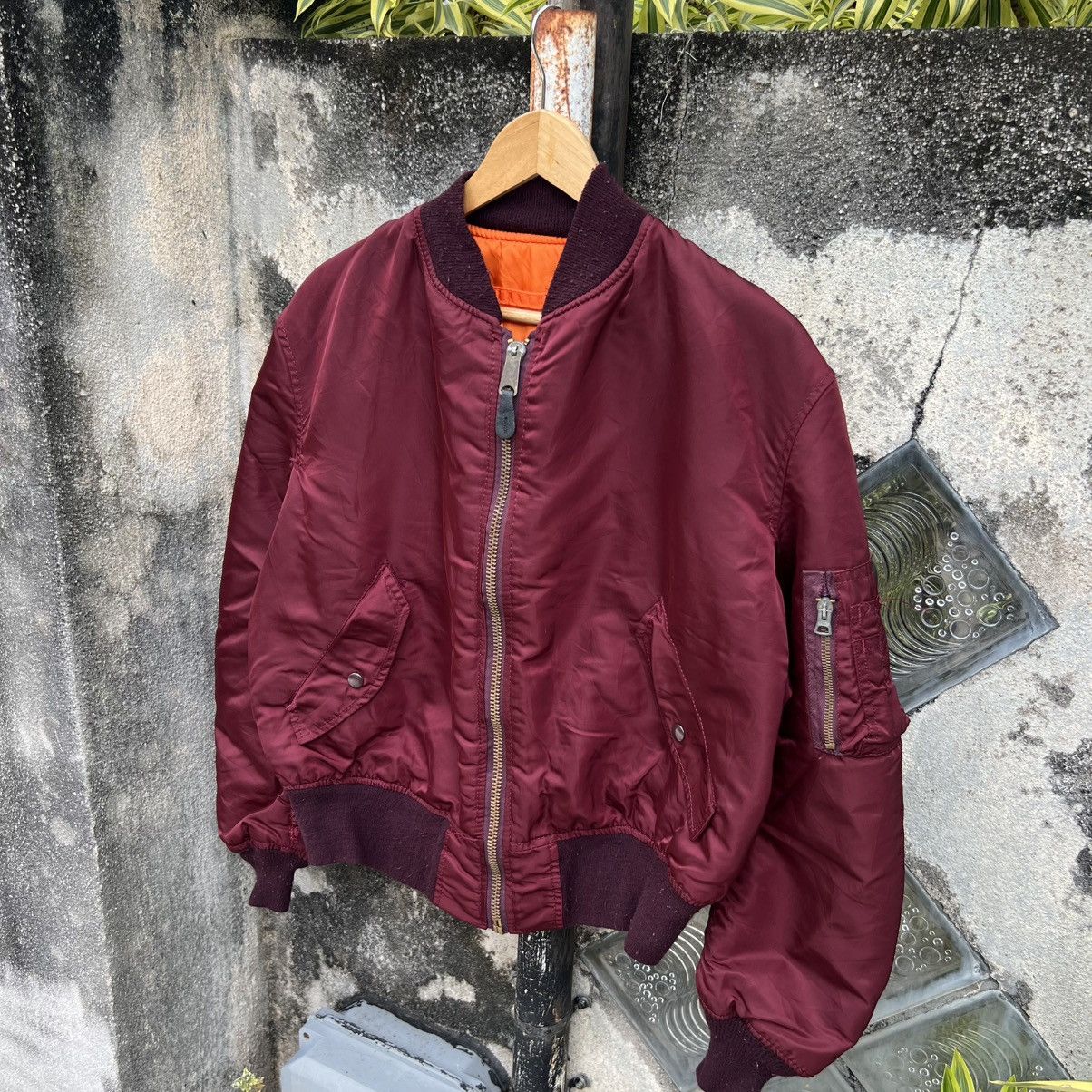 Alpha Industries “VINTAGE” INTERMEDIATE MA-1 ALPHA INDUSTRIES BOMBER JACKET Size US L / EU 52-54 / 3 - 2 Thumbnail