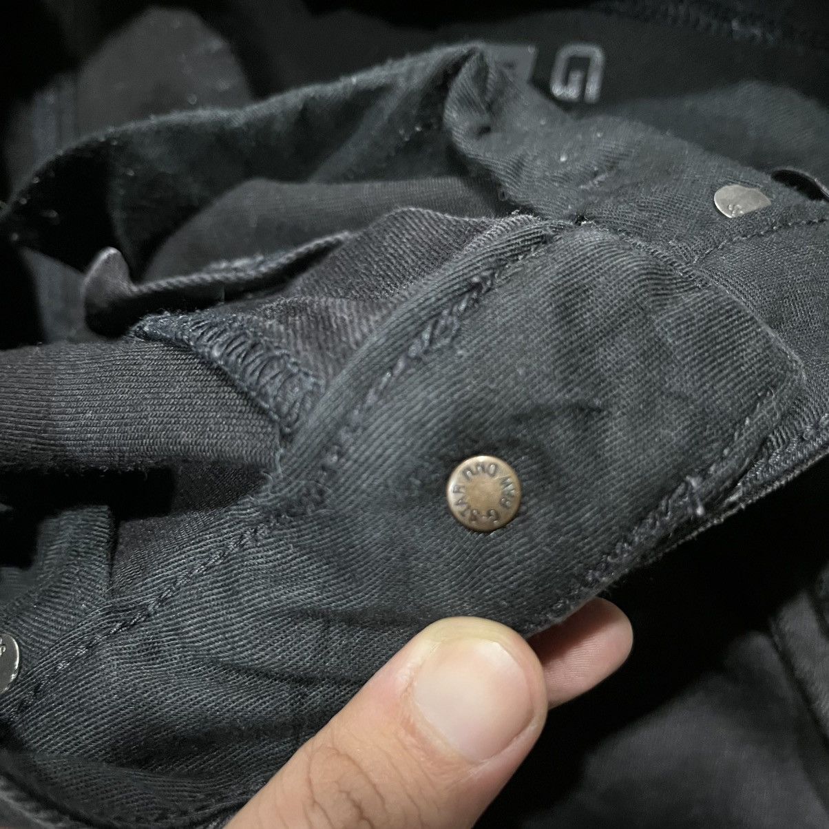 G-Star G-Star RAW GS3301 Black Denim – Rare Early 2000s Era Size US 30 / EU 46 - 8 Thumbnail
