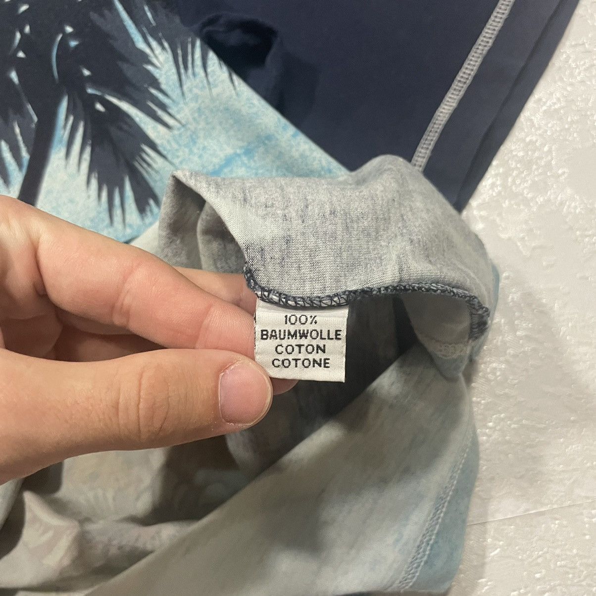 Ocean Pacific Vintage 90s Pacific Surf Sky High All Overprint Miami T shir Size US XL / EU 56 / 4 - 7 Thumbnail