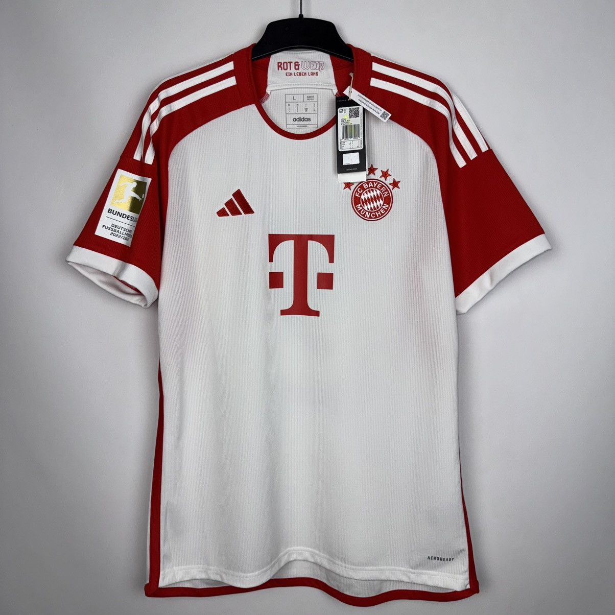 Adidas Bayern Munich 2023 Home Football Shirt Soccer Jersey Kane Size US L / EU 52-54 / 3 - 1 Thumbnail