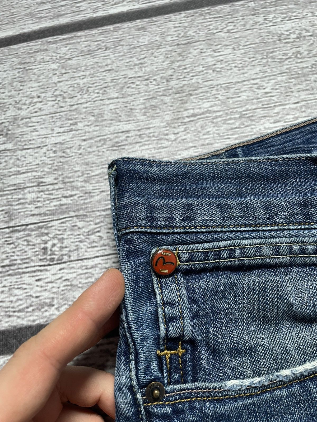 Evisu × Puma Evisu x Puma baggy distressed vintage y2k jeans Size US 34 / EU 50 - 9 Thumbnail