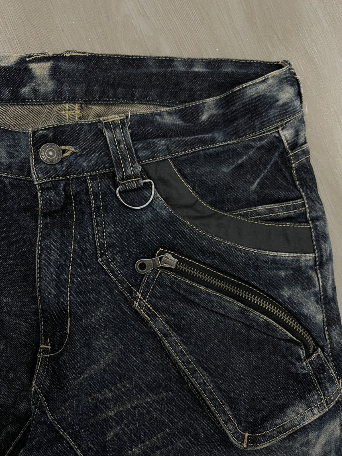 Japanese Brand PPFM Multi Pocket Curve Denim Pants Size US 32 / EU 48 - 4 Thumbnail