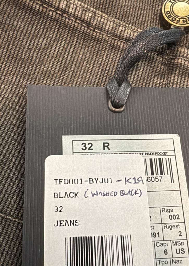 Tom Ford o1rshd1 Q:2 / Slim Jeans in Washed Black Size US 32 / EU 48 - 23 Thumbnail