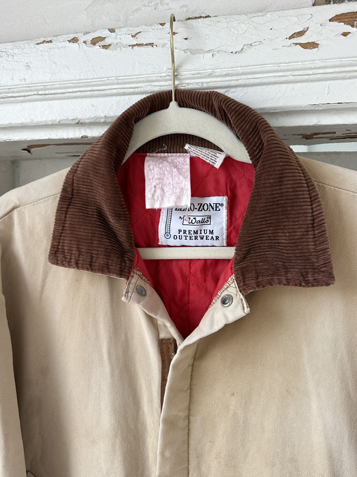 Carhartt Vintage Carhartt Style Beige Worn Carpenter Men’s Overalls Size US 34 / EU 50 - 5 Thumbnail