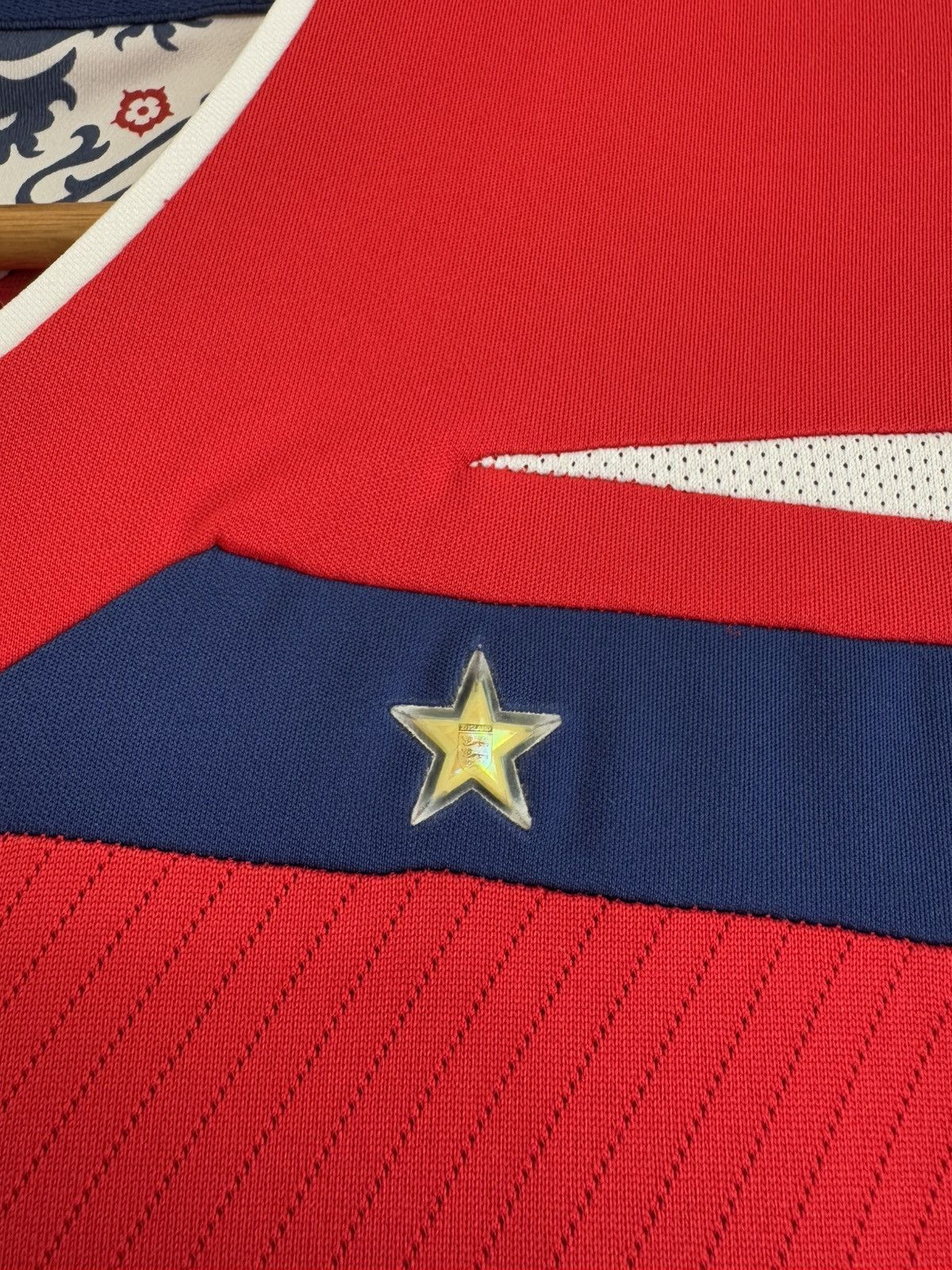 Umbro England 2008-2009 Away Soccer Jersey Football Kit Shirt Size US L / EU 52-54 / 3 - 9 Thumbnail