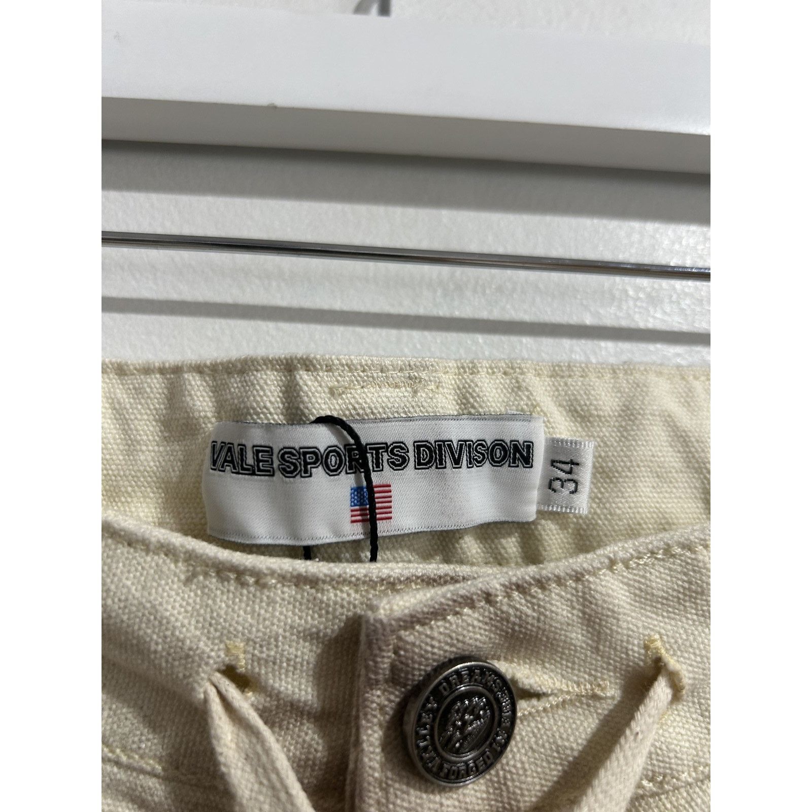 Vale VALE FOREVER CREAM 1980S PAINTERS SIZE 34 NEW Size US 34 / EU 50 - 5 Thumbnail