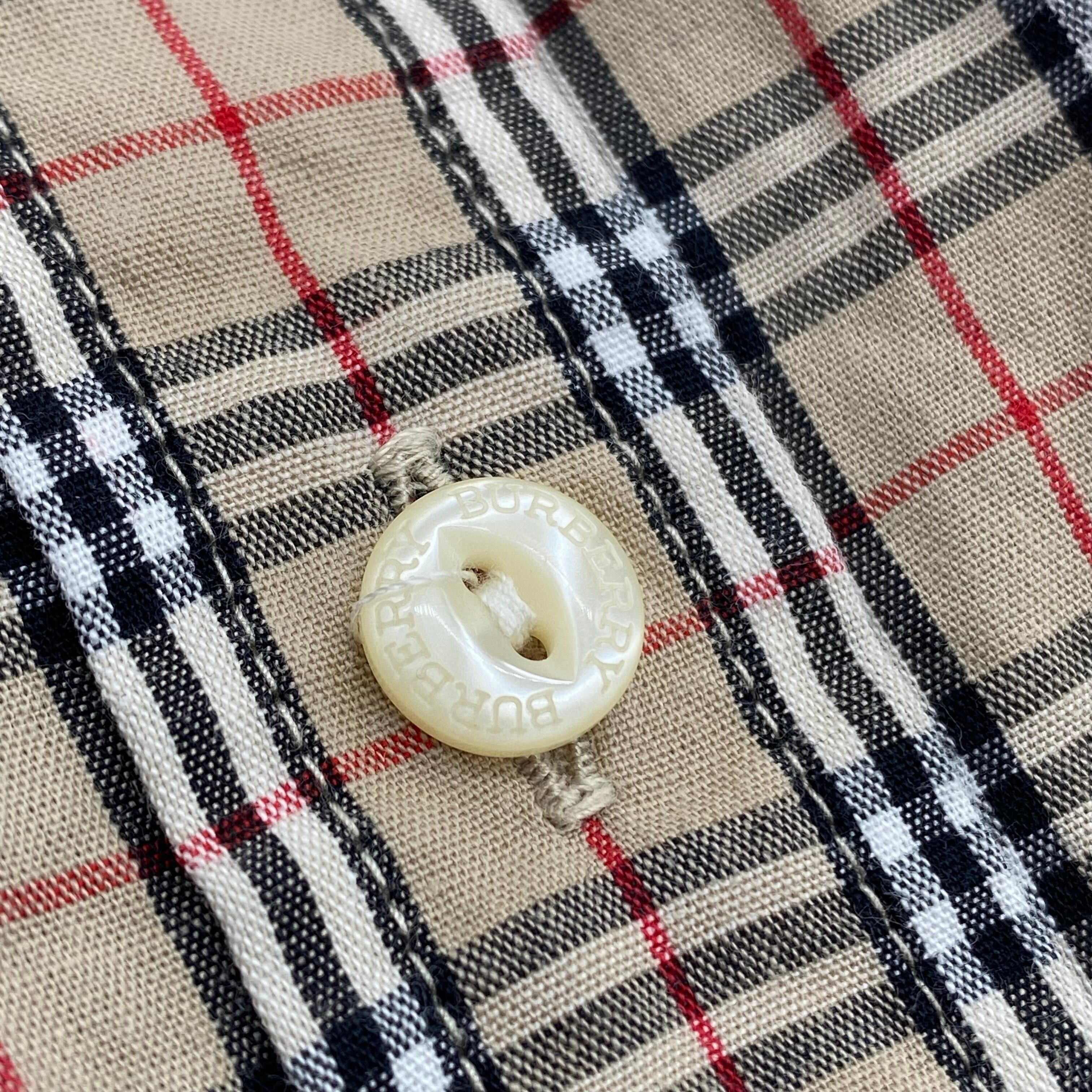Burberry Burberry Long Sleeve Shirts Nova Check Plaid Size M / US 6-8 / IT 42-44 - 6 Thumbnail