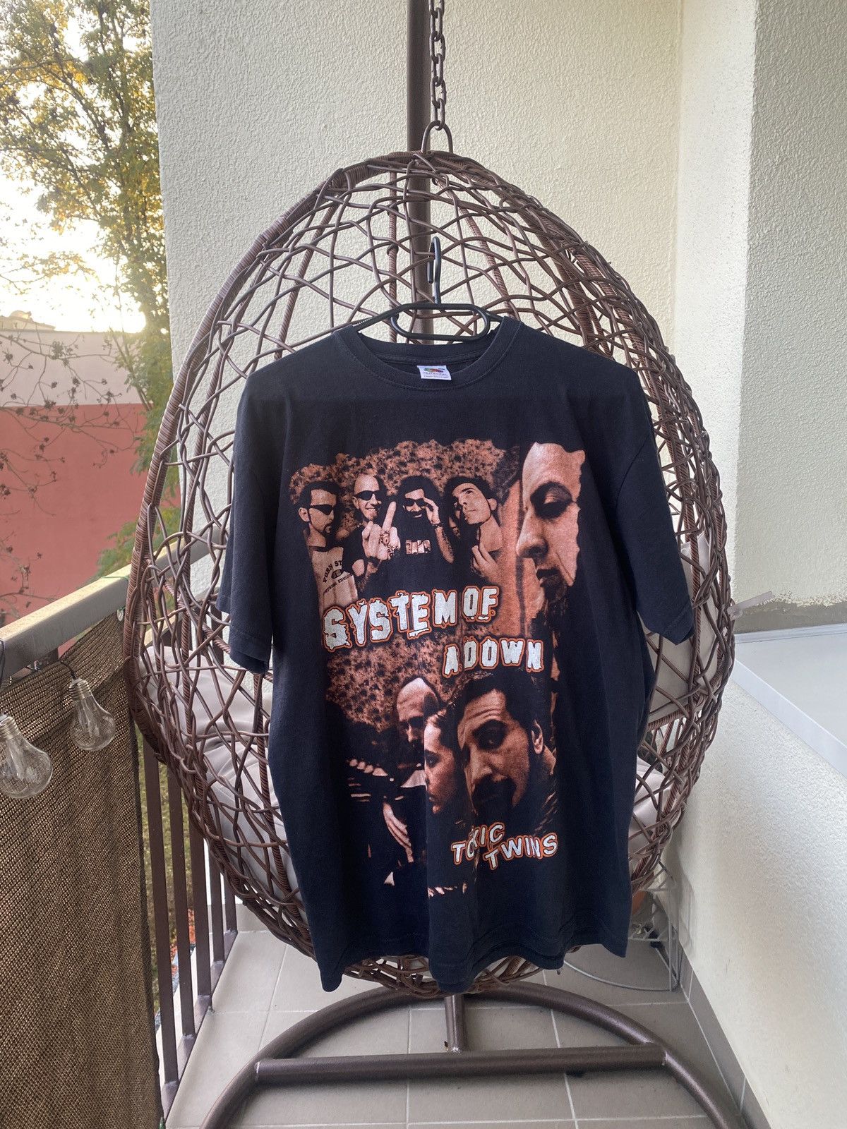 Vintage Vintage system of a down toxic twins rare tee 00s Size US M / EU 48-50 / 2 - 1 Thumbnail