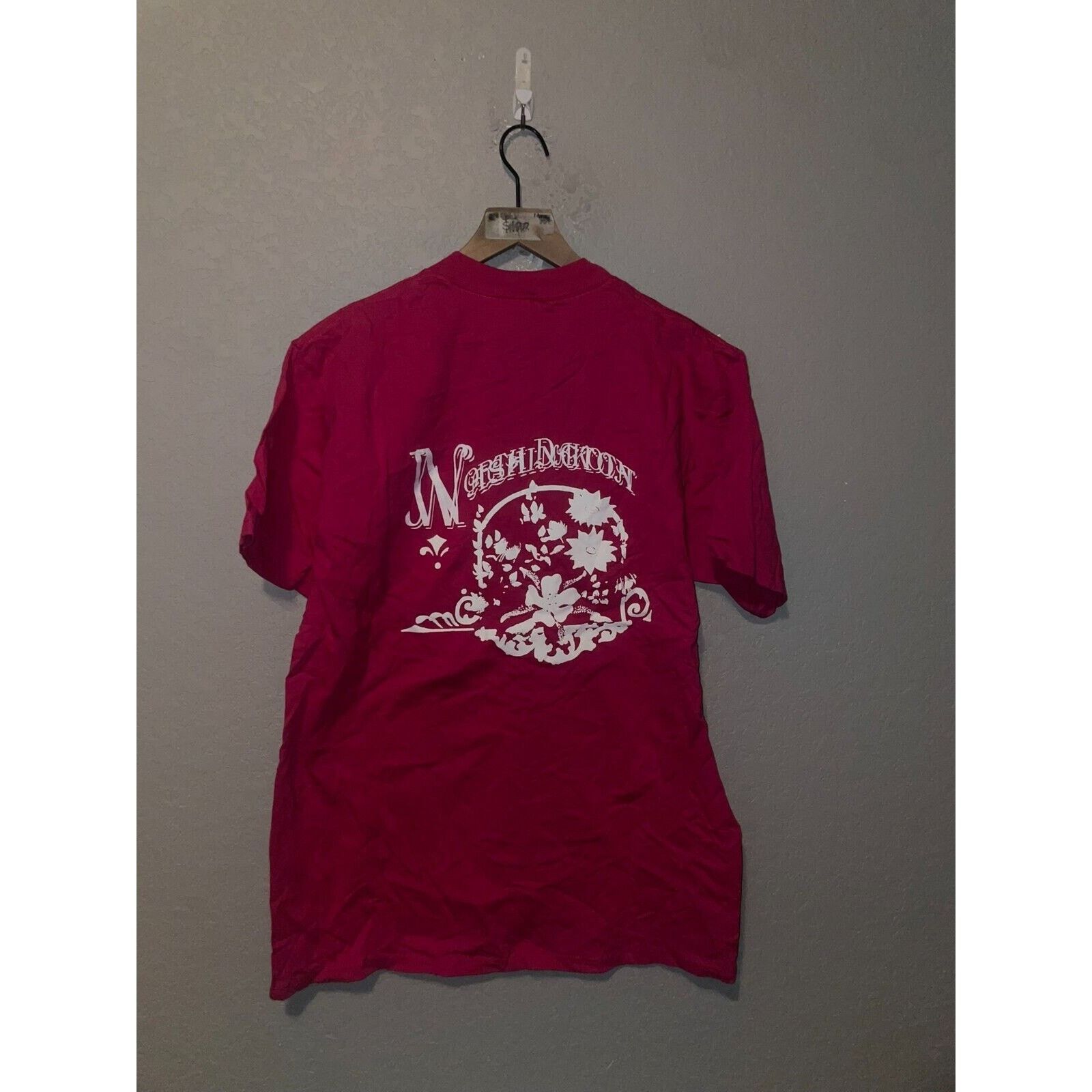 Jerzees Vintage North Dakota Shirt Wild Flowers Pink Tee VTG 90s L Size US L / EU 52-54 / 3 - 8 Thumbnail