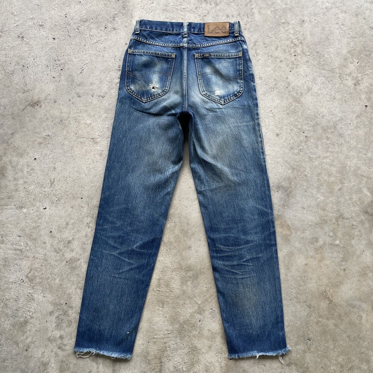 Jean × Lee × Vintage Vintage Lee Distressed Jeans Denim Pants W27x28.5 Size US 27 - 13 Thumbnail