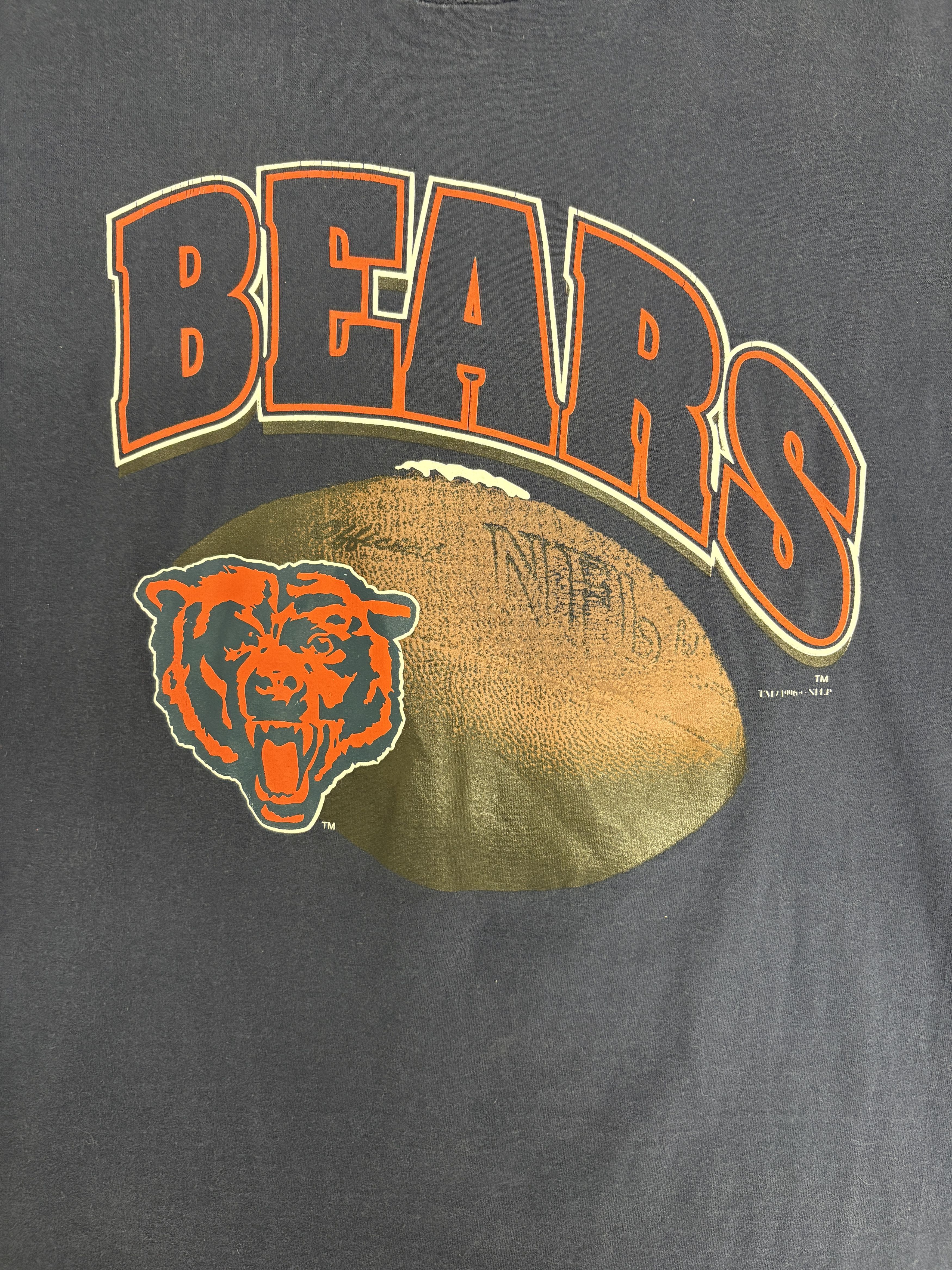 Vintage Chicago Bears Vintage Made in USA Blue T-Shirt Tee Size US XL / EU 56 / 4 - 2 Thumbnail