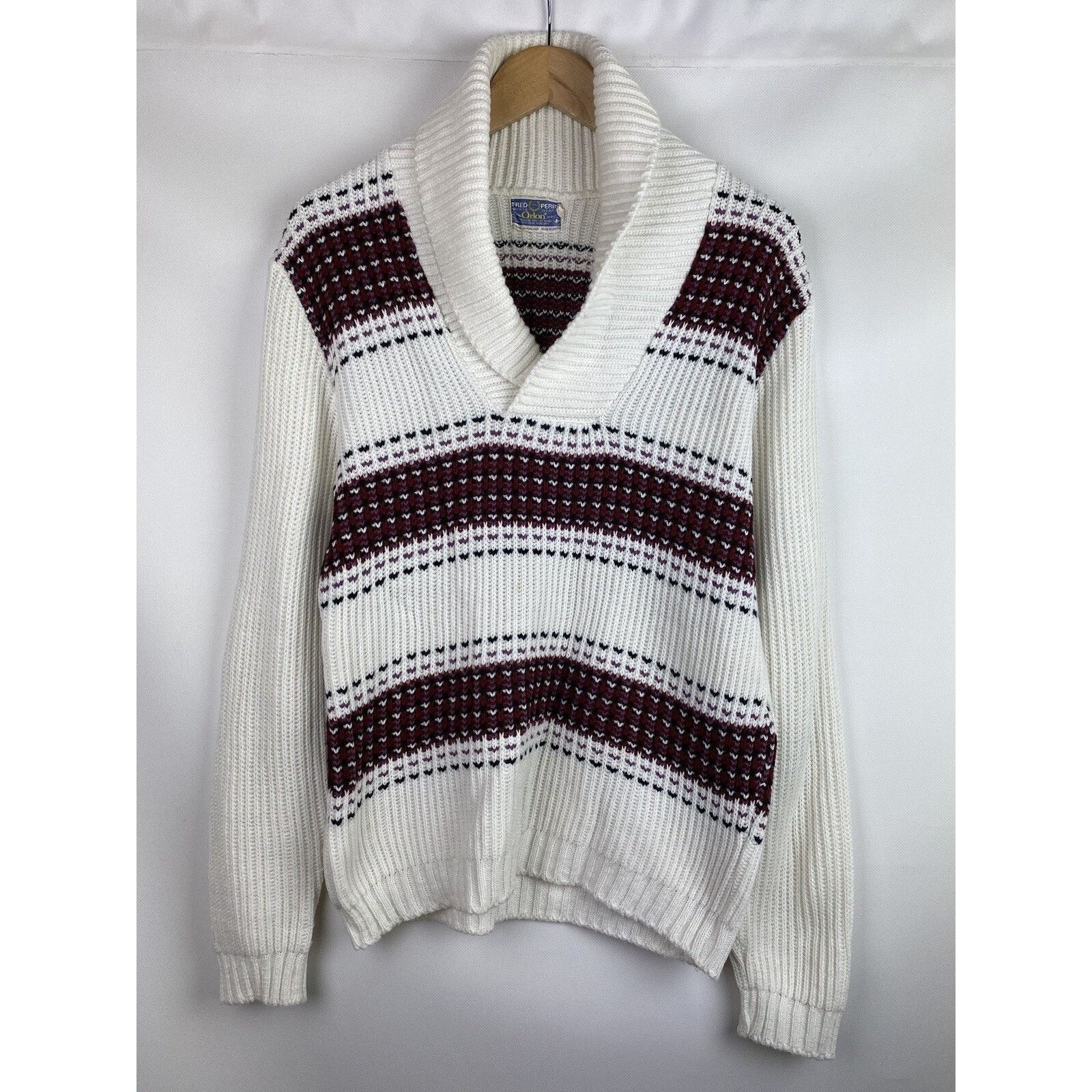 Fred Perry Fred Perry vintage men’s shawl collar sweater pullover Size US M / EU 48-50 / 2 - 1 Thumbnail