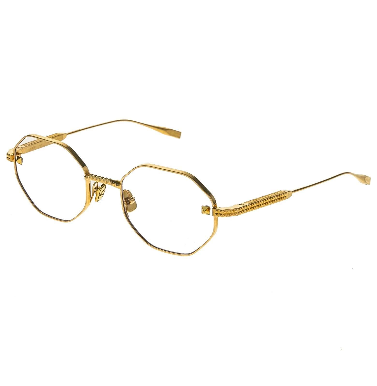 Valentino VALENTINO V-STUD VLX122 VLX 122C Geometric Optical Frame Size ONE SIZE - 7 Thumbnail