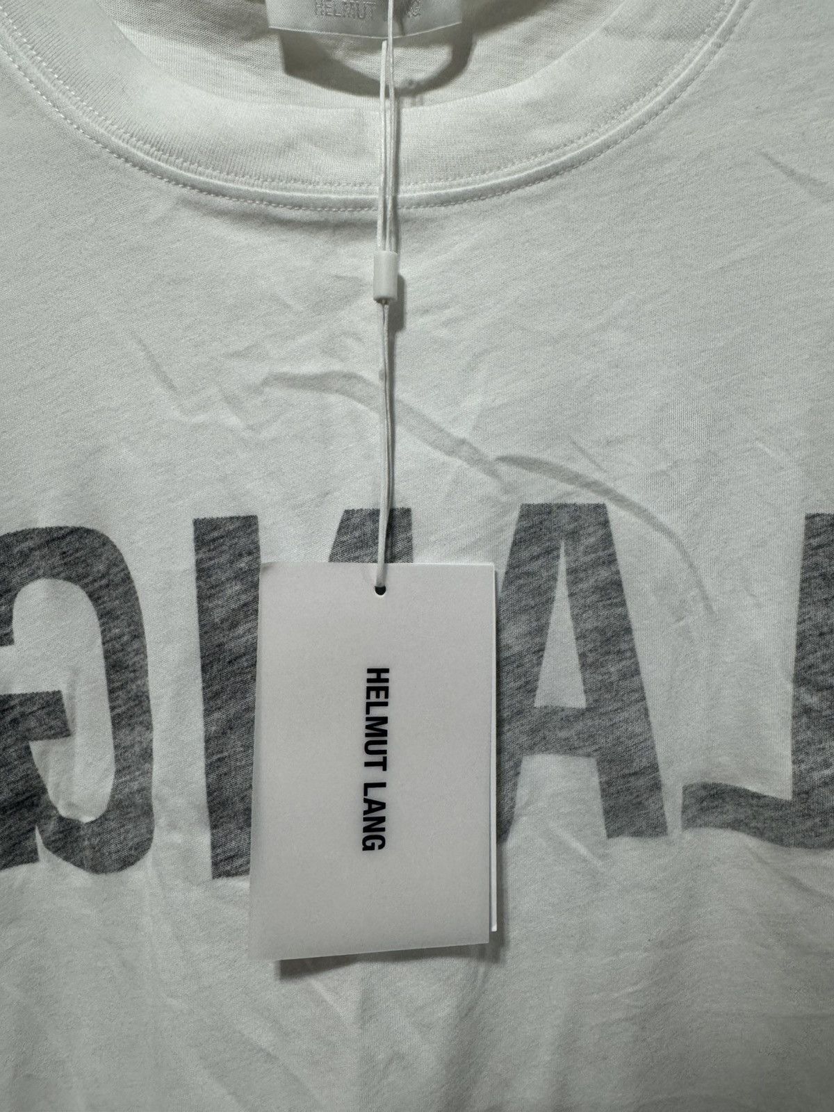 Helmut Lang Lang T Shirt Size US L / EU 52-54 / 3 - 5 Thumbnail