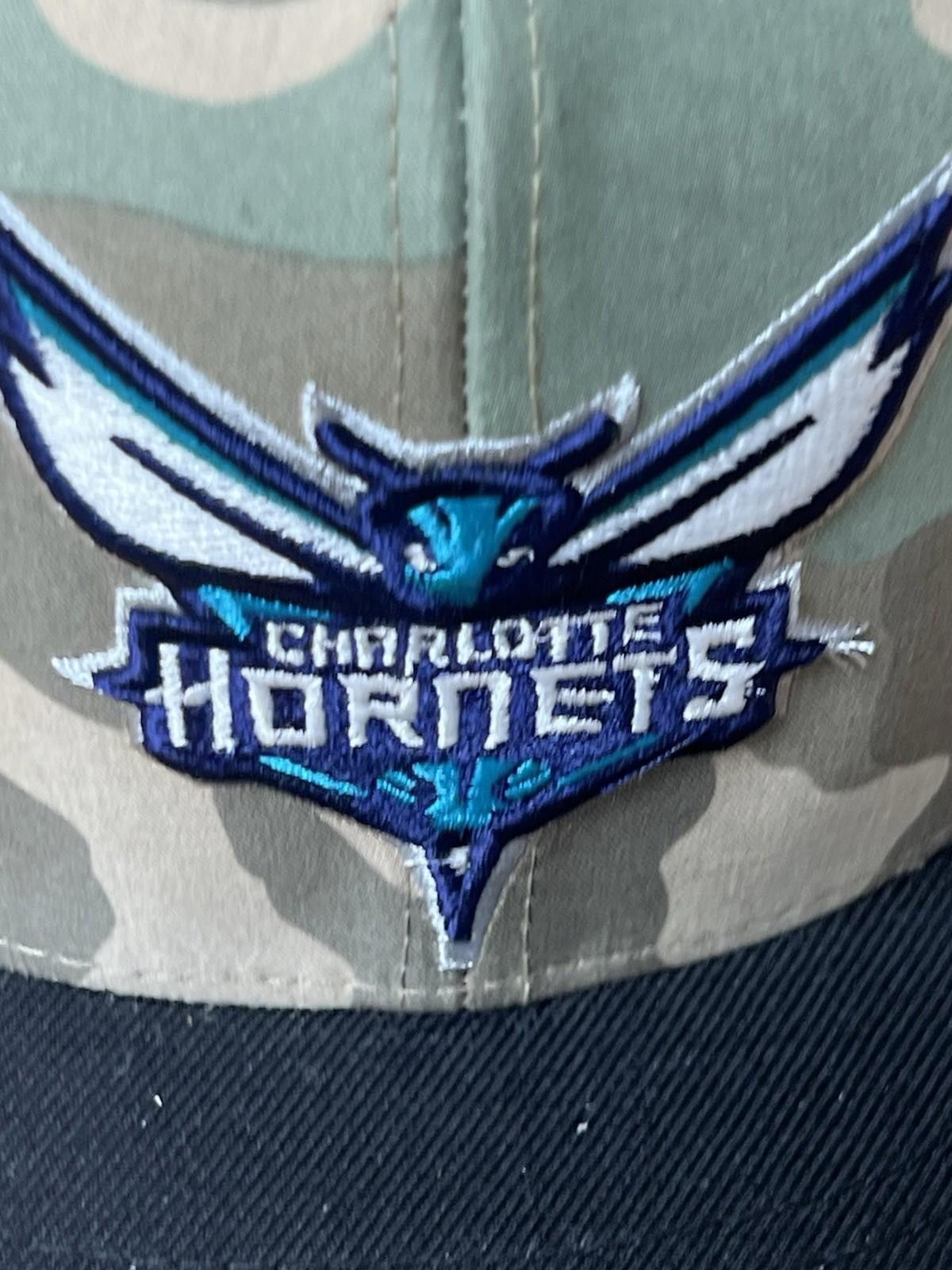 Mitchell & Ness Charlotte Hornets Mitchell And Ness Camo Hat Size ONE SIZE - 4 Thumbnail
