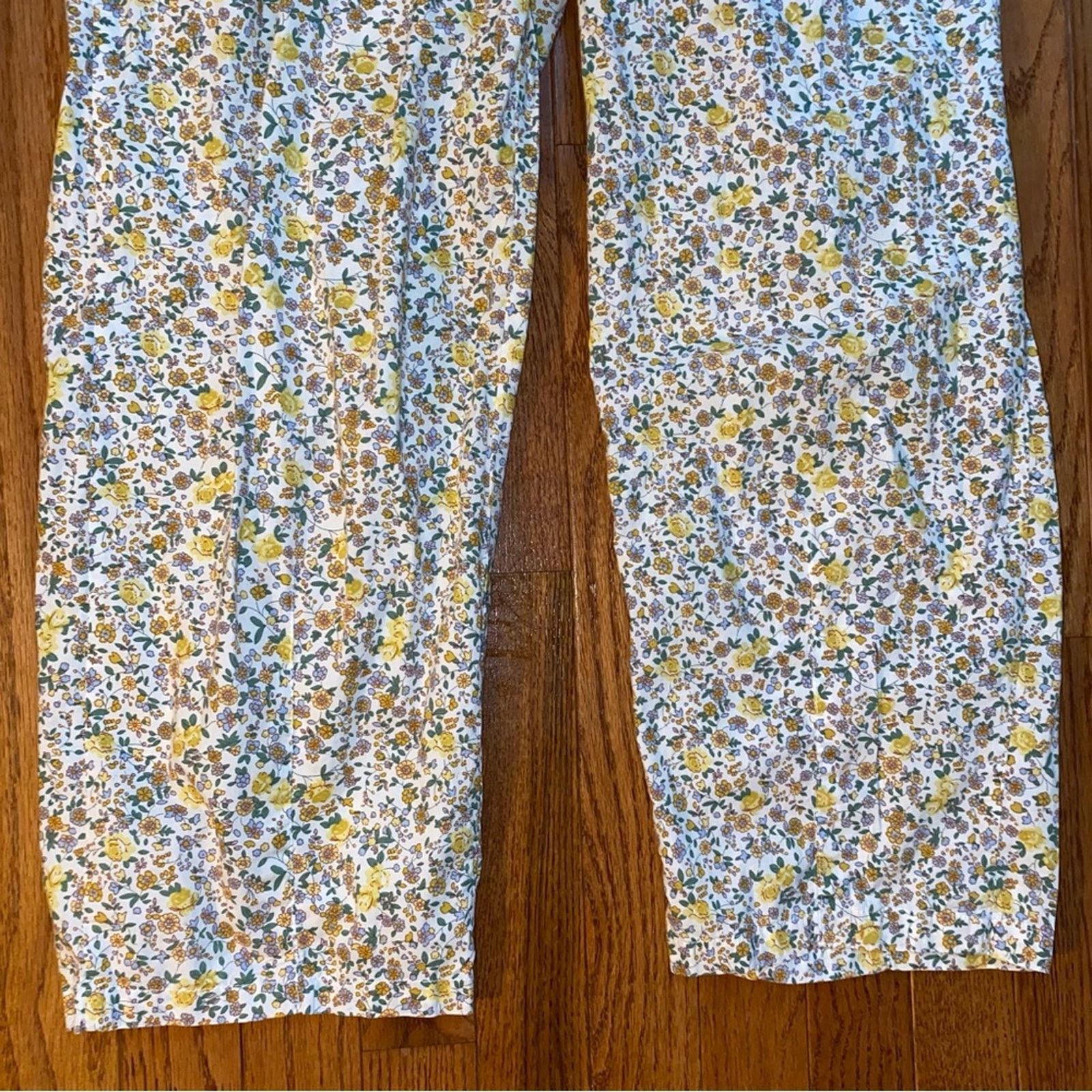 Engineered Garments Lollys Laundry Garmentory Maisie Yellow Cotton Floral Pant L Size 34" / US 12 / IT 48 - 8 Thumbnail