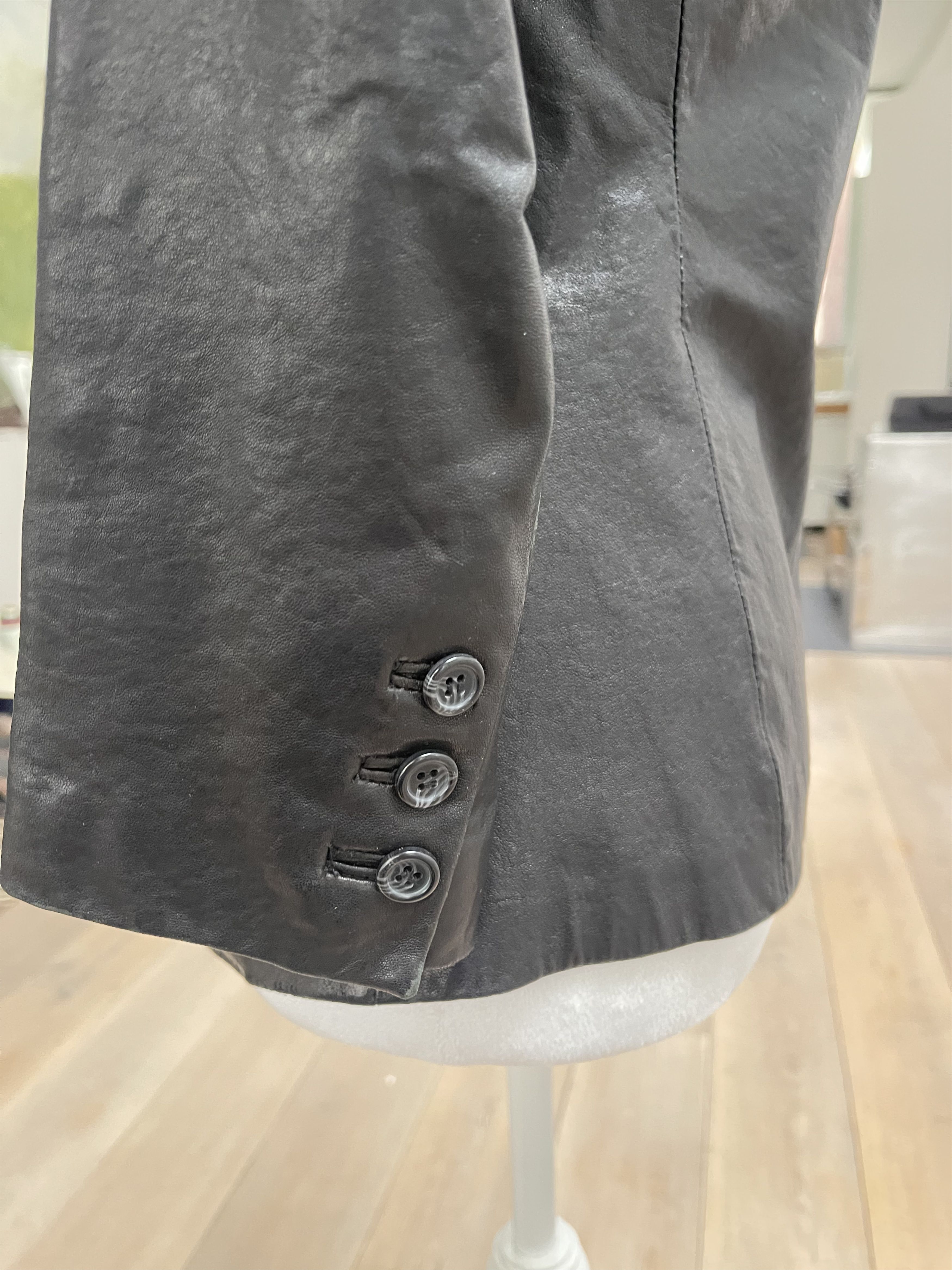Elizabeth and James Leather Blazer Size XS / US 0-2 / IT 36-38 - 4 Thumbnail