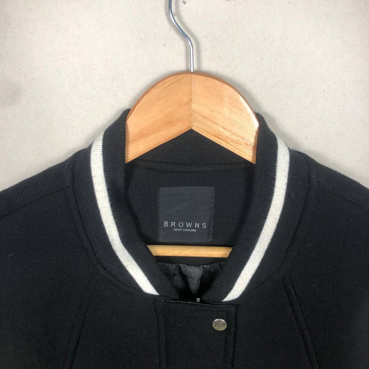 Japanese Brand Avant Garde Browns Varsity Teddy Jacket Inspired YSL Size US M / EU 48-50 / 2 - 7 Thumbnail