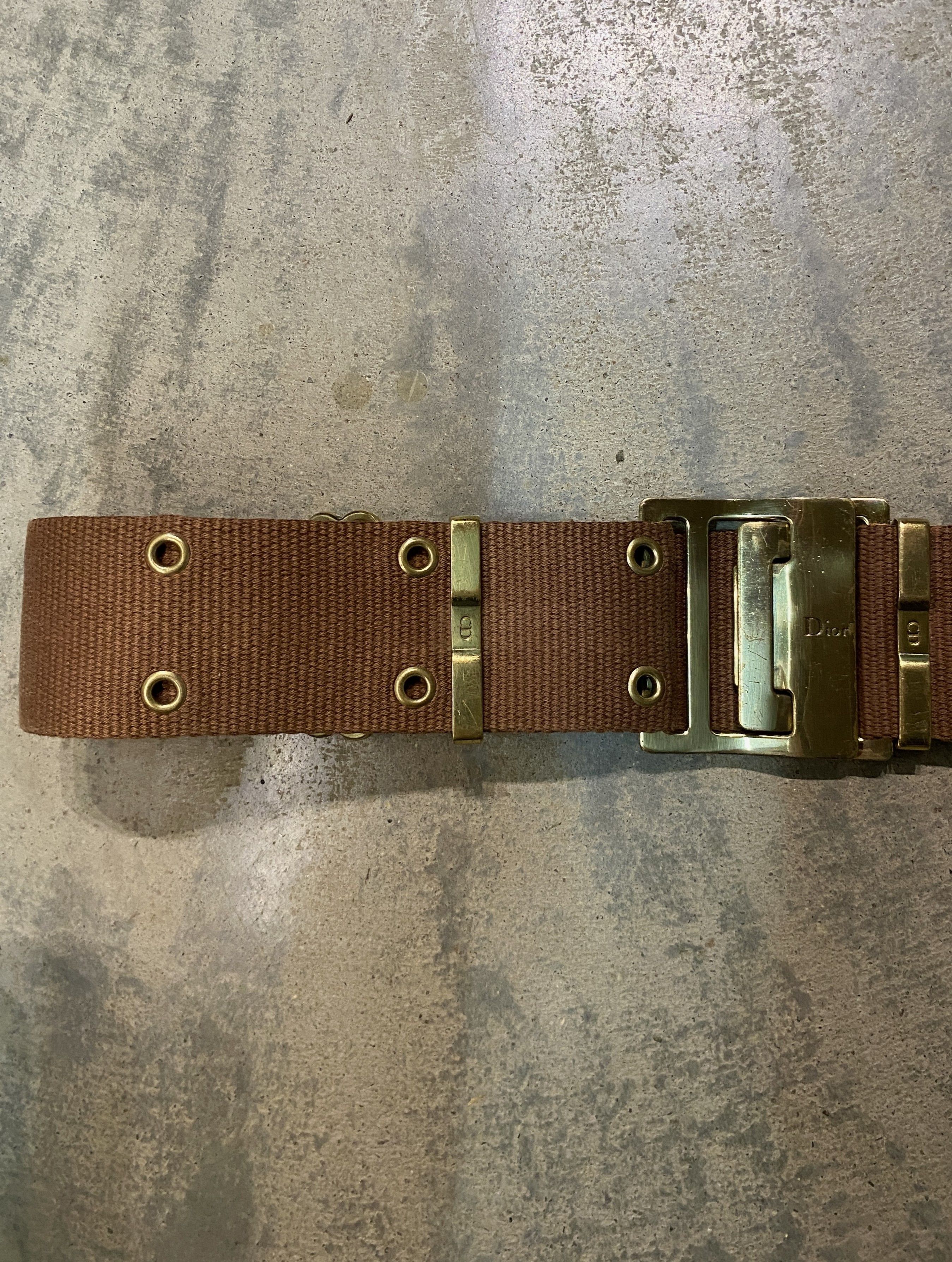 Dior Christian Dior SS02 “Street Chic” Canvas Black Cargo Belt Size ONE SIZE - 10 Thumbnail