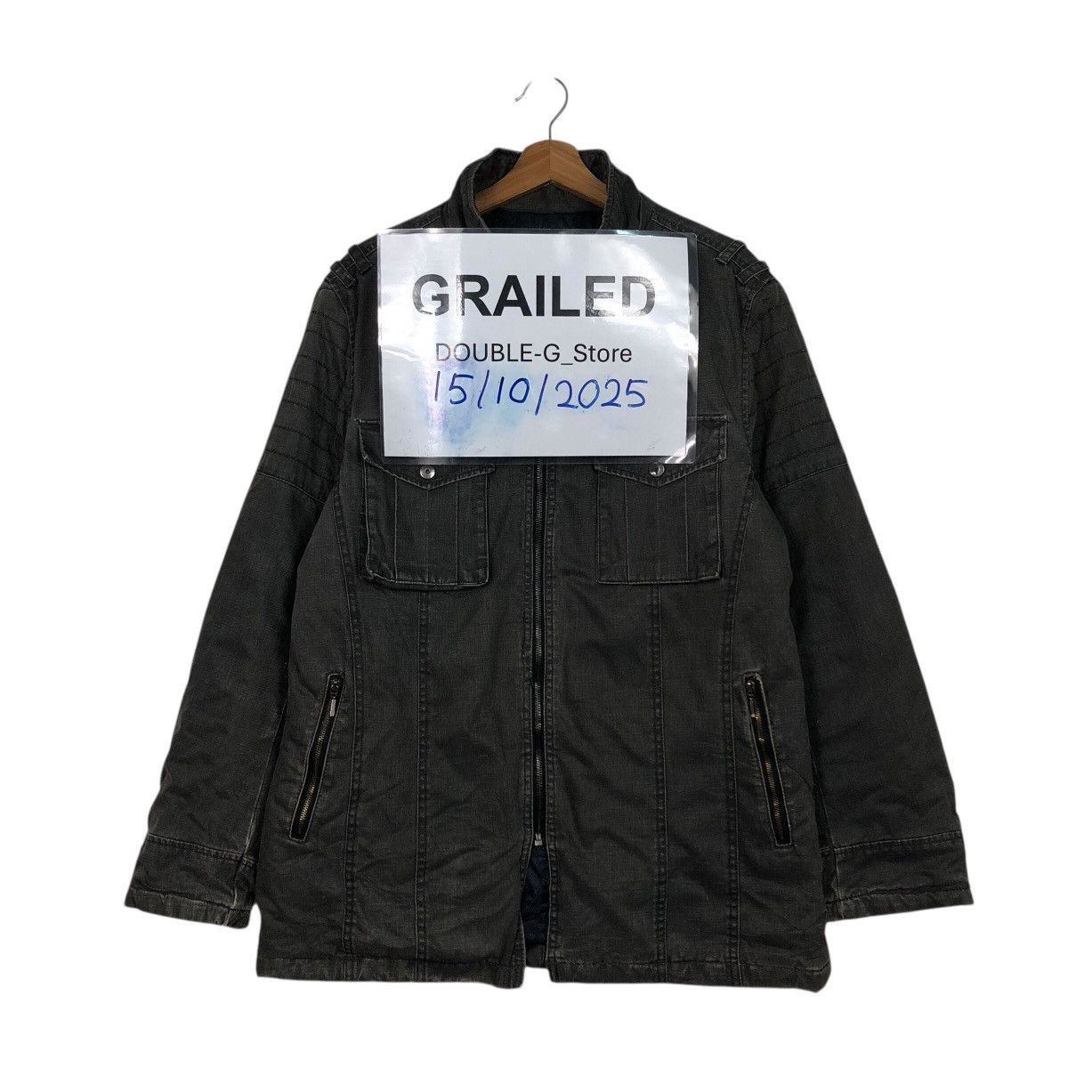 Japanese Brand 📌Vintage Biker Chore Jacket Create Barefoot Issey Miyake Size US L / EU 52-54 / 3 - 1 Thumbnail