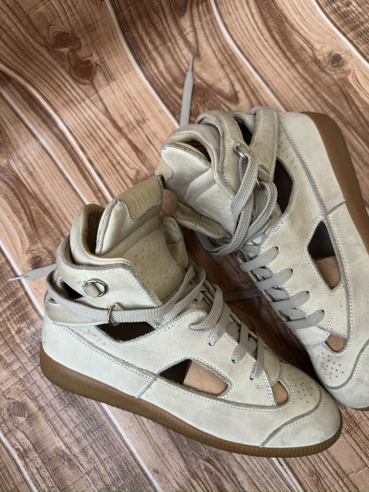 Maison Margiela Maison Margiela Archive GAT Replica Suede High tops Size US 6 / EU 39 - 20 Thumbnail