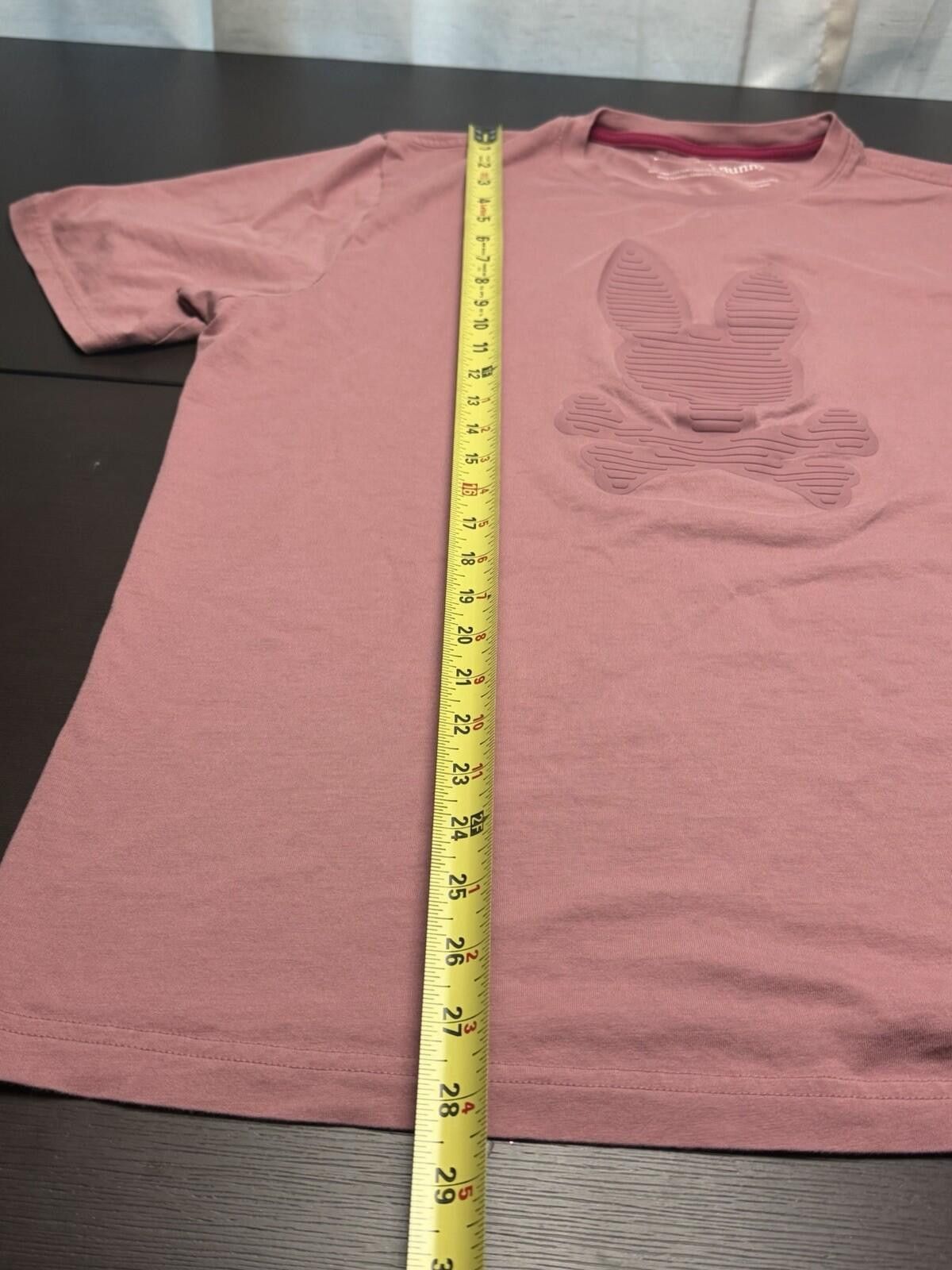 Psycho Bunny Psycho Bunny Men’s Size 8 Pink Pima Cotton Graphic T Shirt Size US M / EU 48-50 / 2 - 6 Thumbnail