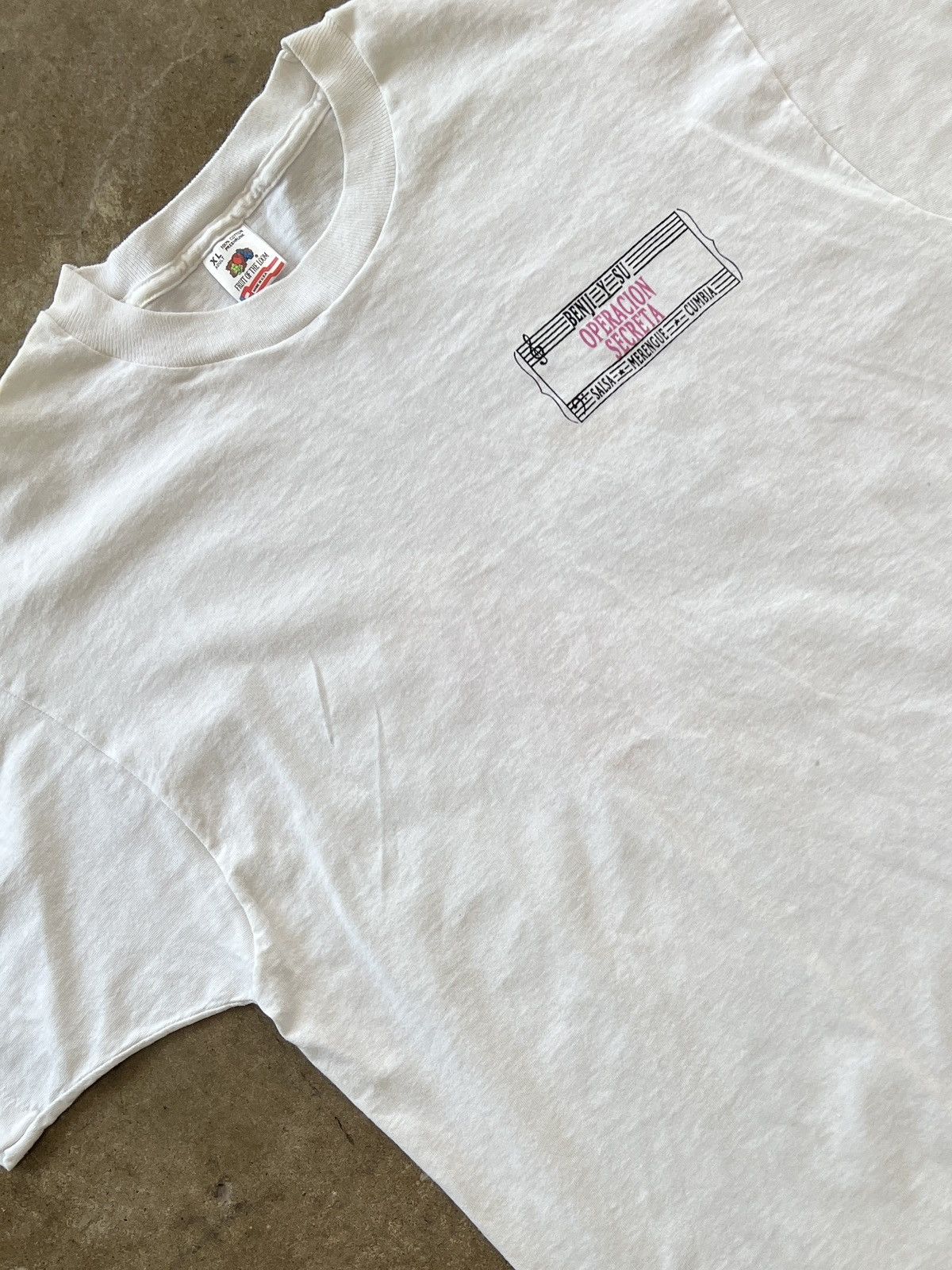 Vintage Vintage Operacion Secreta Salsa Merengue Cumbia Music Tee XL Size US XL / EU 56 / 4 - 4 Thumbnail