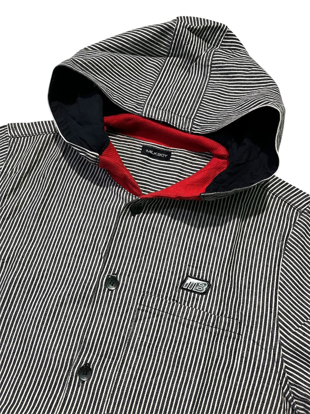 Kapital Milkboy Hood Hickory Button Ups Shirts Size US M / EU 48-50 / 2 - 3 Thumbnail