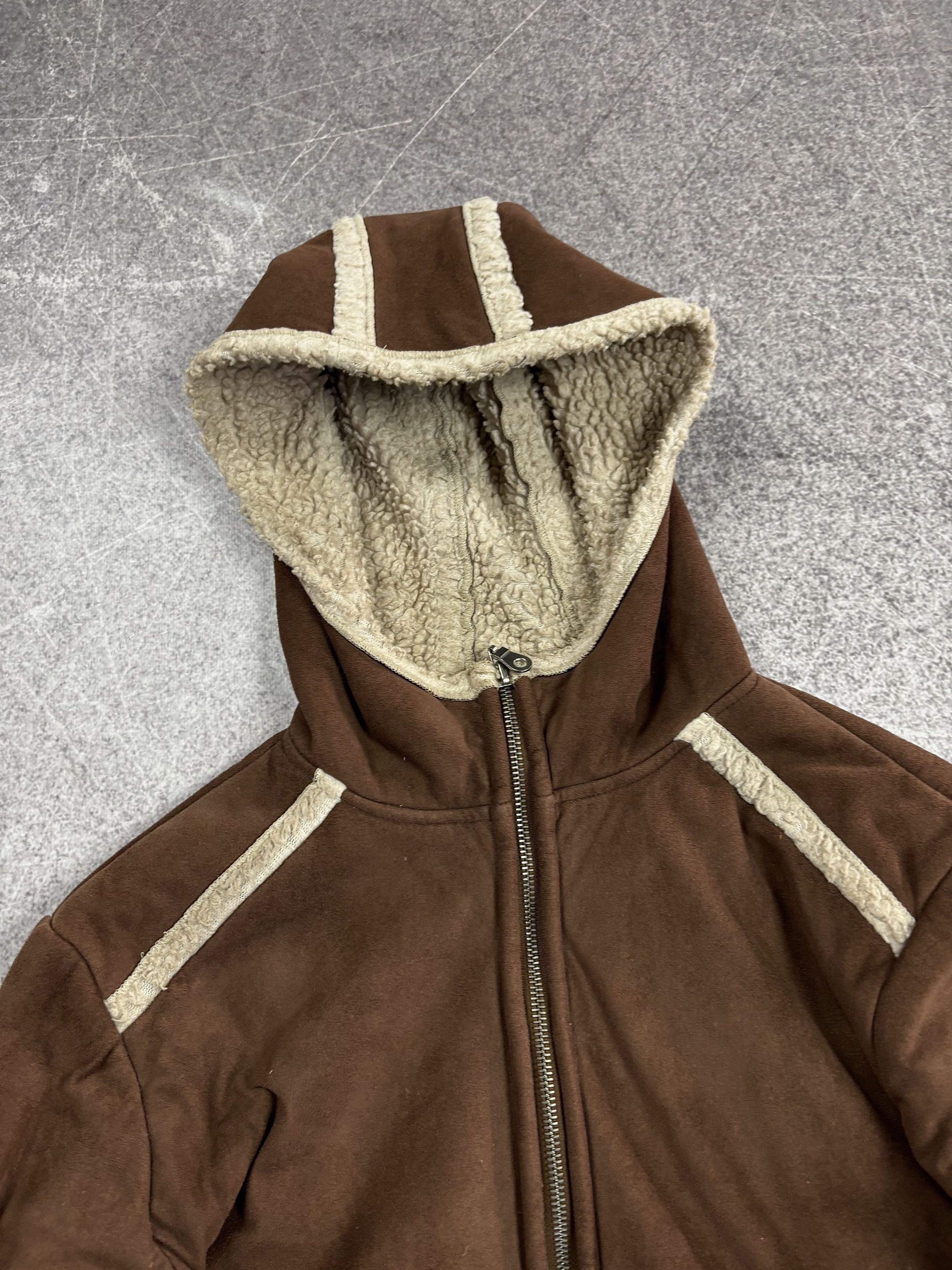 Hysteric Glamour ISSEY MIYAKE JUNYA WATANABE STYLE CROPPED SUEDE JACKET Size US S / EU 44-46 / 1 - 6 Thumbnail