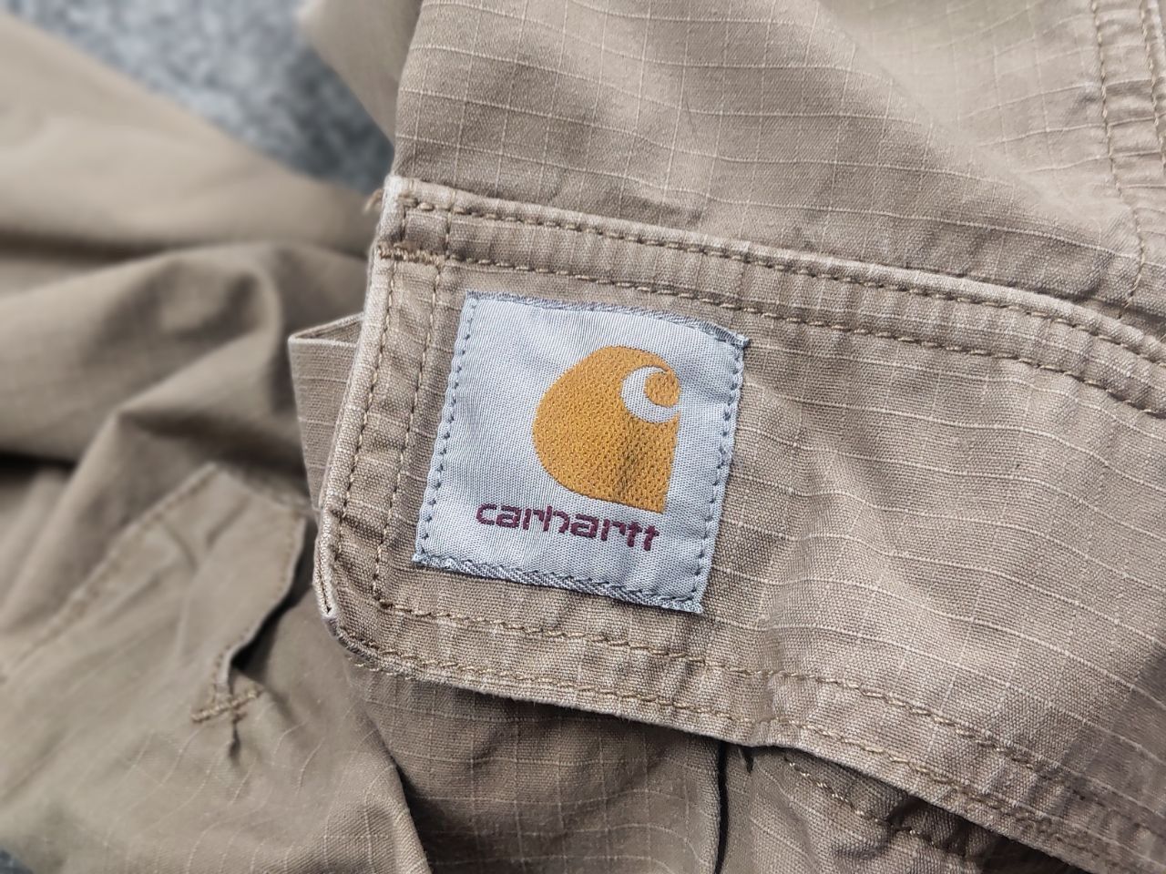 Carhartt Vintage Carhartt Wip Regular Lear Beige Cargo Pants Size US 30 / EU 46 - 15 Thumbnail