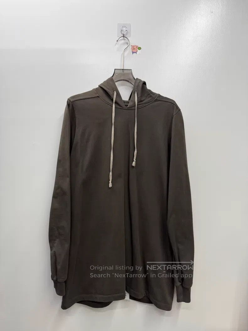 Rick Owens Mainline Long Drawstring Hoodie