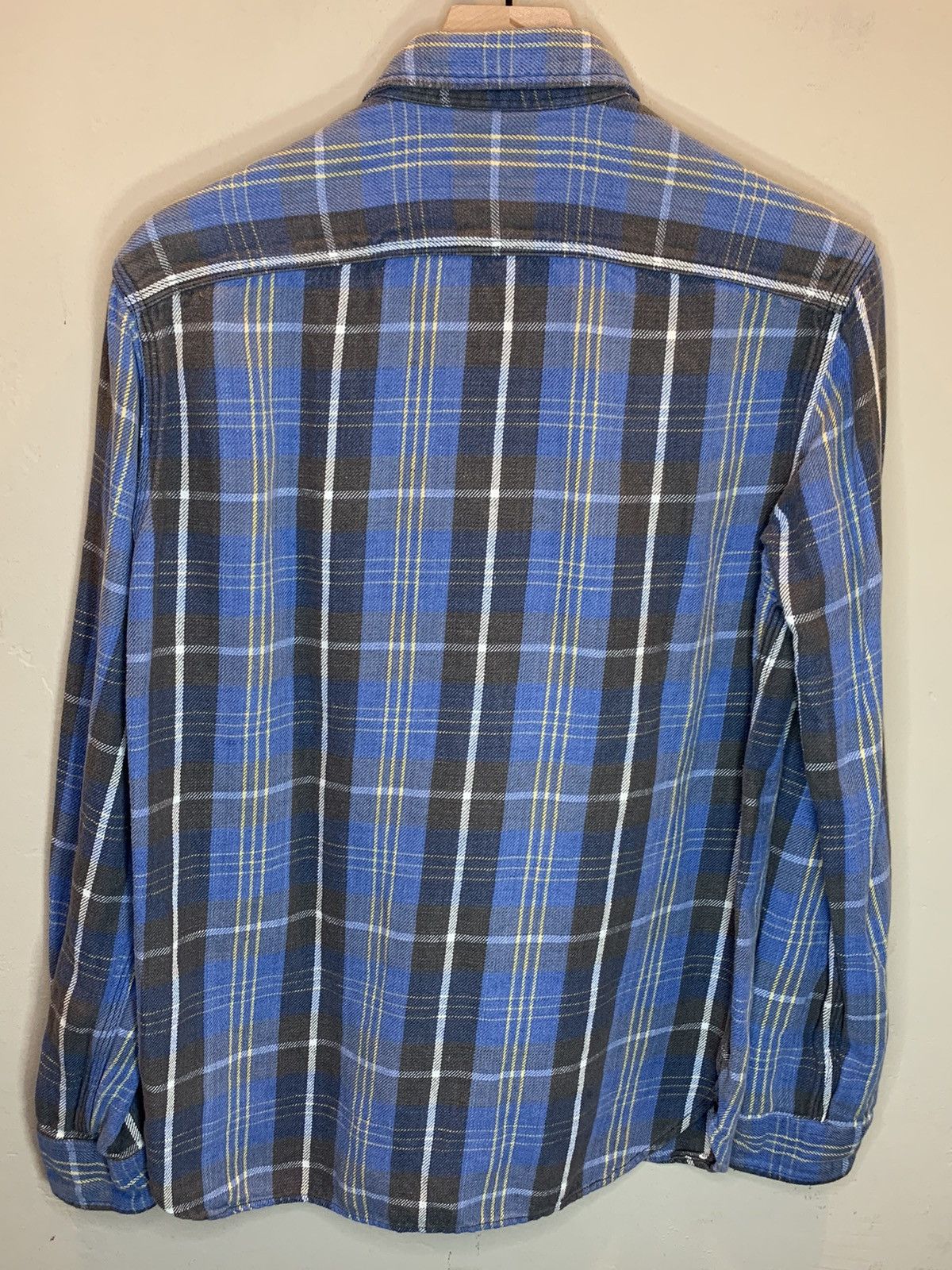 RRL Ralph Lauren RARE* RRL Ralph Lauren Plaid Distressed Western Button Shirt Size US S / EU 44-46 / 1 - 2 Thumbnail