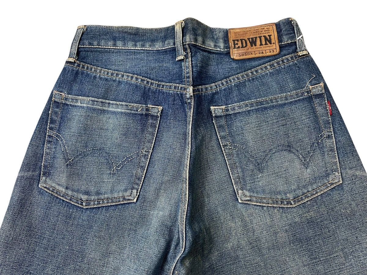 Edwin Vintage Edwin 505 SX Jeans Straight Cut Selvedge Size US 28 / EU 44 - 6 Thumbnail
