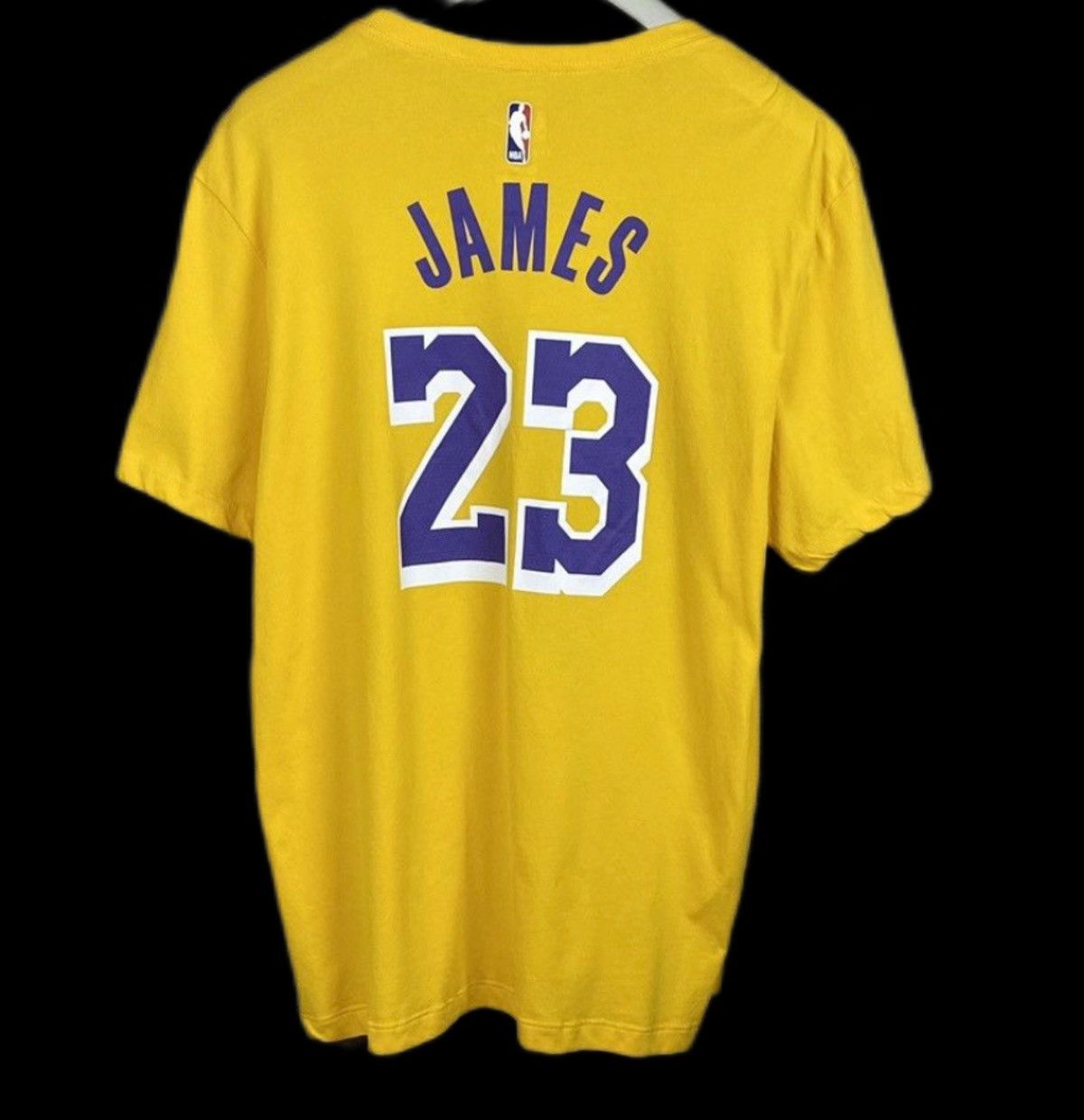 Nike Nike James Lebron LAL Dry Tee BQ1540-743 size L Size US XL / EU 56 / 4 - 2 Thumbnail