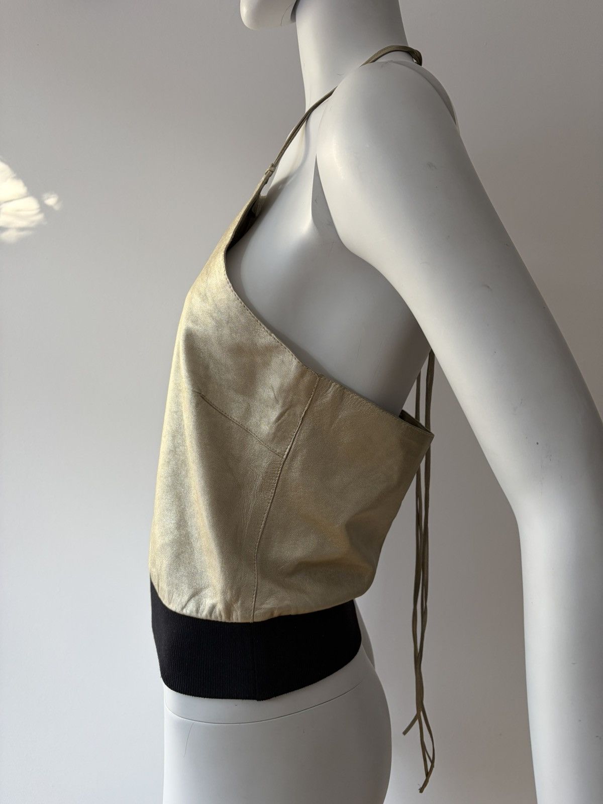 Miu Miu Miu Miu Spring Summer 2000 Leather top Size M / US 6-8 / IT 42-44 - 4 Thumbnail