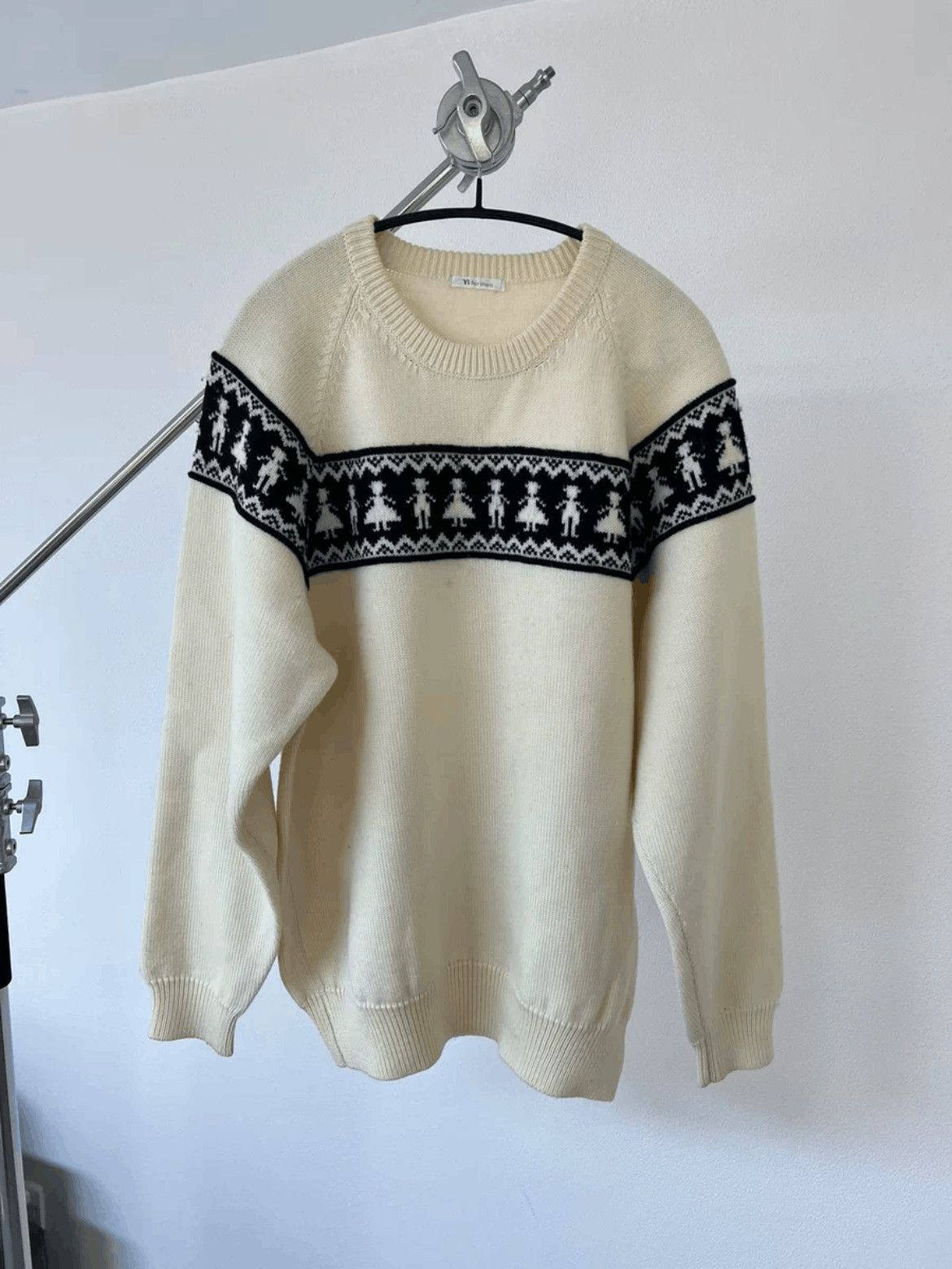 Yohji Yamamoto YohjiYamamoto Figure pattern Knitwear Sweaters-2505 Size US L / EU 52-54 / 3 - 2 Thumbnail